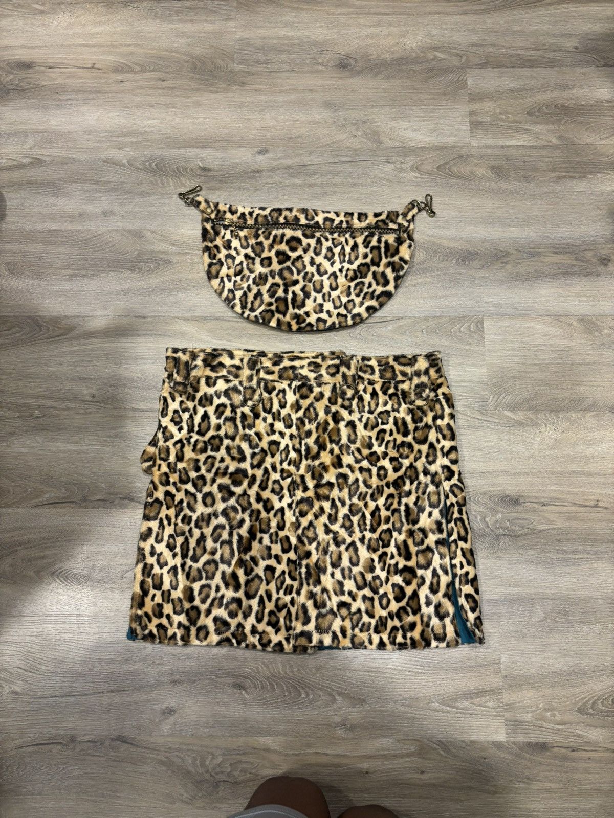 Blackmeans Blackmeans Archive Cheetah Print Apron/Kilt Size 32 - 1 Thumbnail