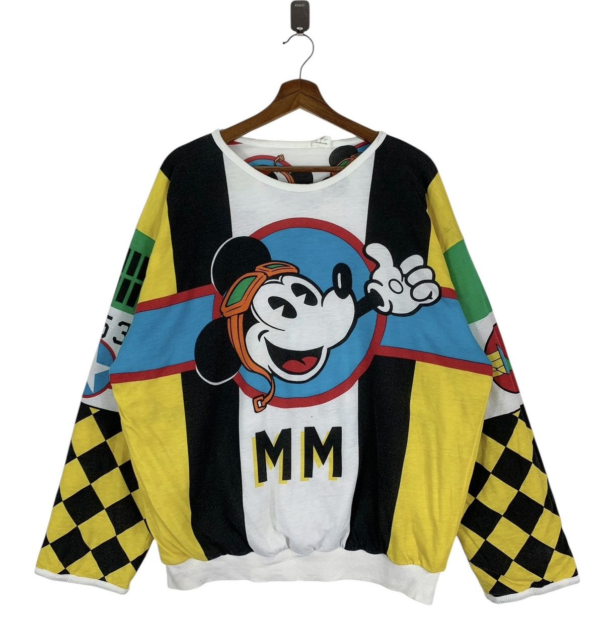 Disney Vintage 90s Mickey Mouse Full Print Reversible Sweater Size US L / EU 52-54 / 3 - 2 Thumbnail