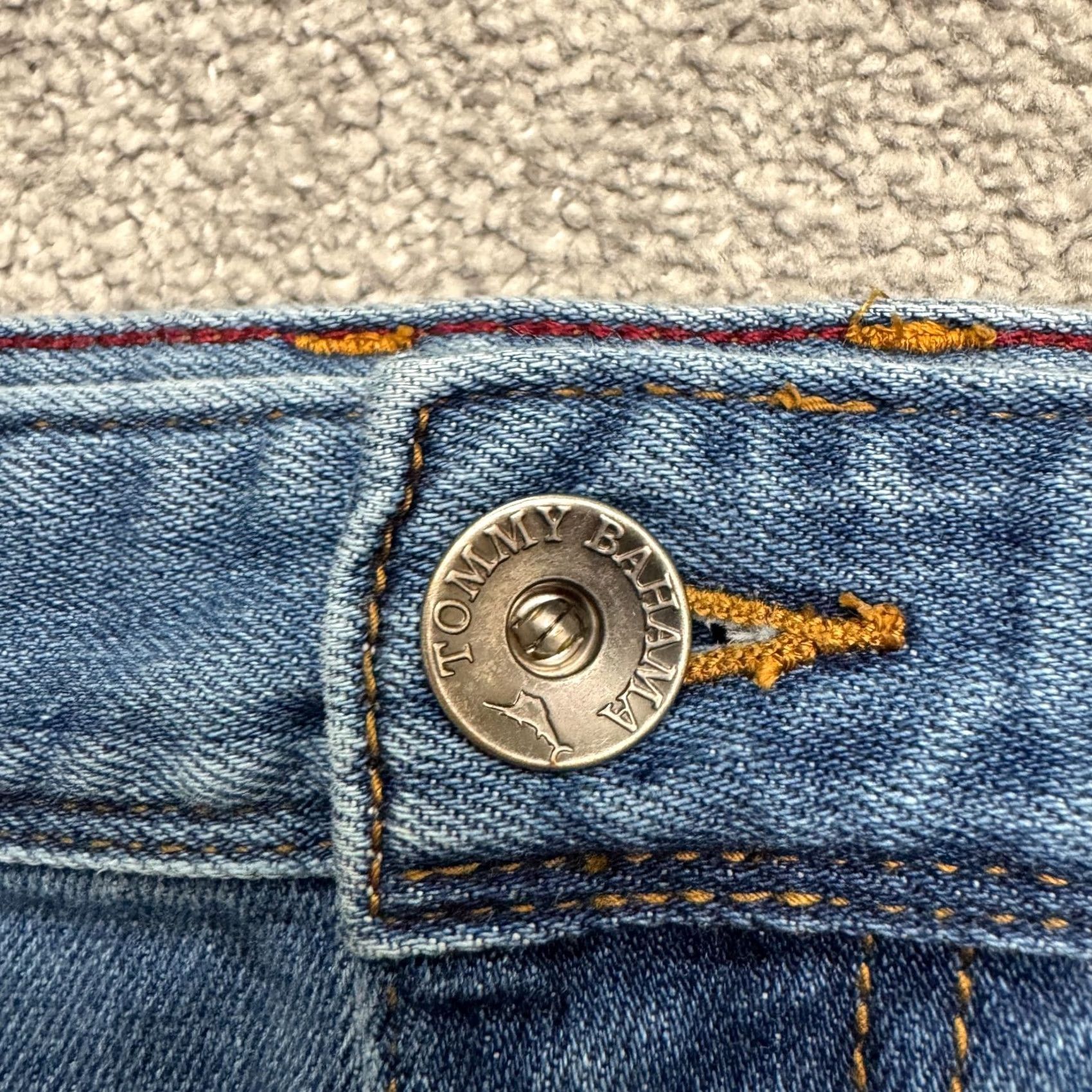 Tommy Bahama Tommy Bahama Jeans Mens 34x30 Regular Medium Wash Denim Straight 5-Pocket Button Zip Size US 34 / EU 50 - 3 Thumbnail