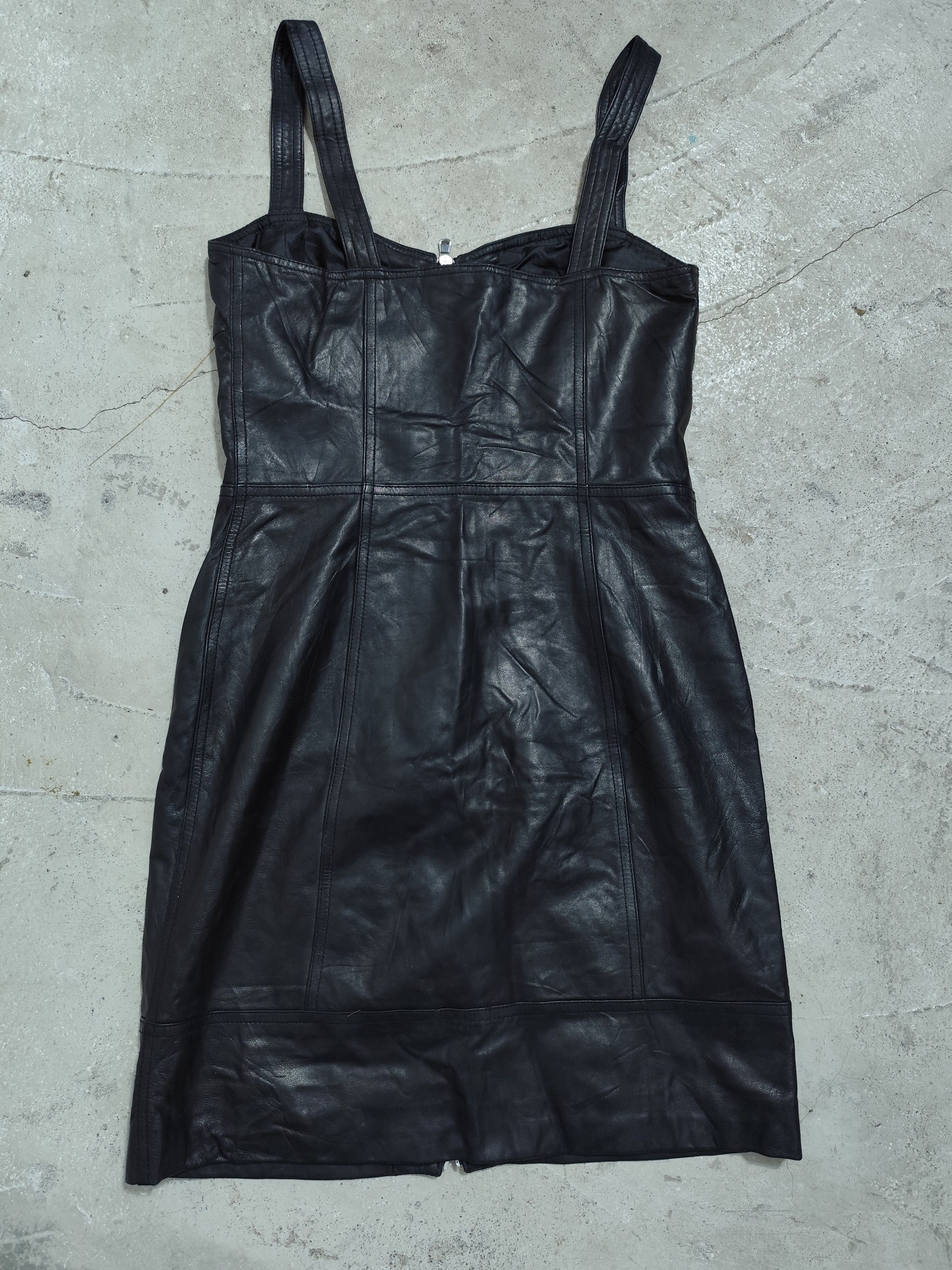 Marc Jacobs Marc by Marc Jacobs lambskin leather mid dress Size M / US 6-8 / IT 42-44 - 9 Thumbnail