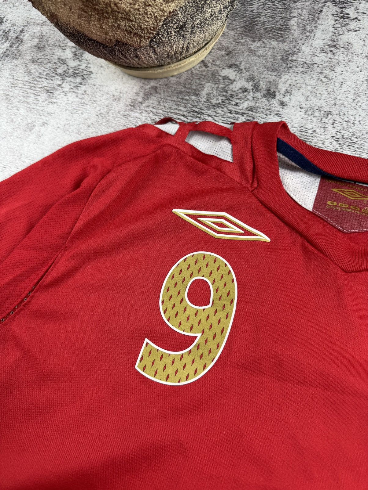 Umbro Vintage Umbro England 2006/2008 Wayne Rooney Shirt Jersey Size US L / EU 52-54 / 3 - 11 Thumbnail