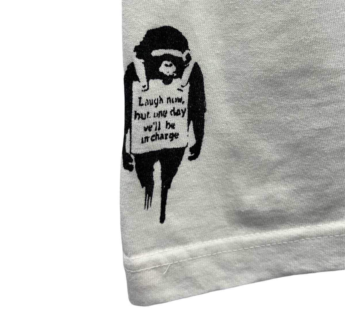 Vintage BANSKY LAUGH NOW, BUT ONE DAY WE’LL BE IN CHANGE SHIRT Size US M / EU 48-50 / 2 - 6 Thumbnail