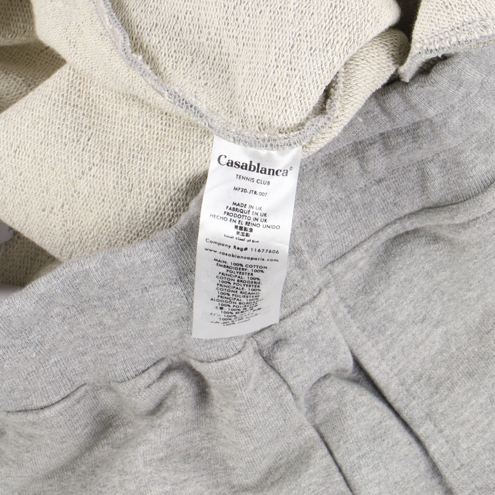 Casablanca Grey Embroidered Voyage En Montagne Logo Sweatpants Size US 28 / EU 44 - 7 Thumbnail