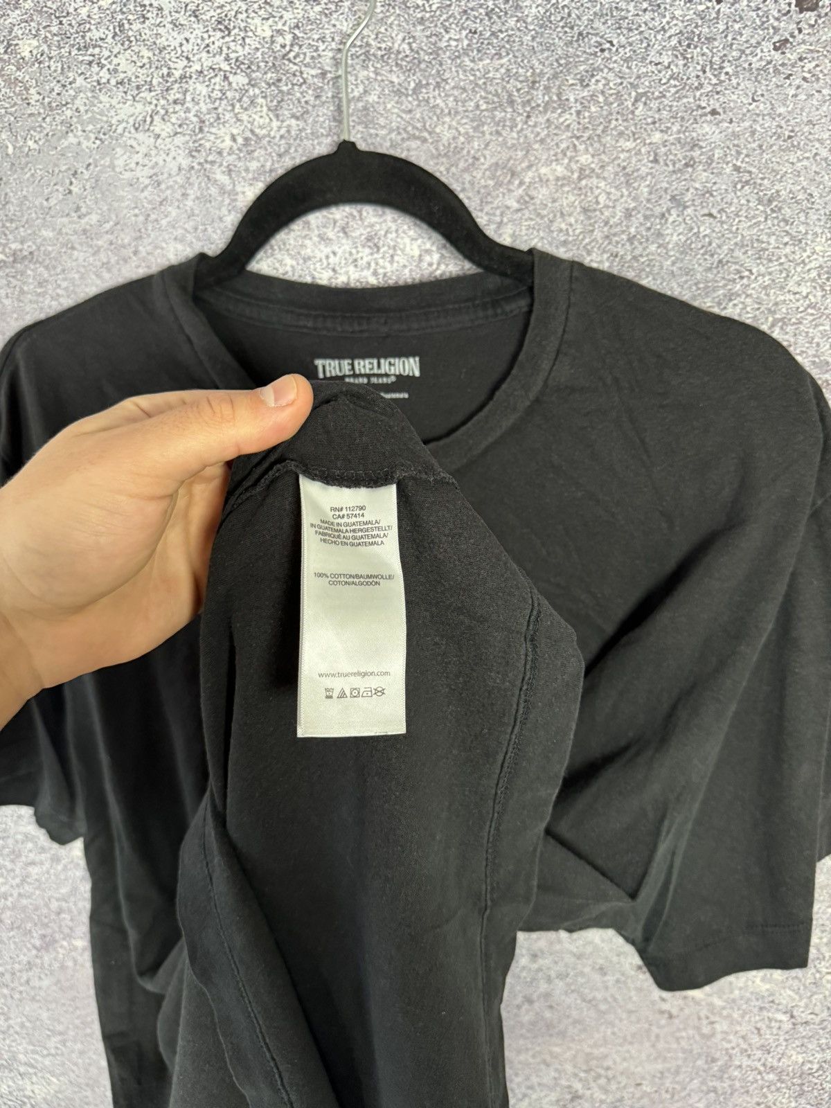 True Religion × Vintage True Religion Center Logo T Shirt SK8 y2k streetwear XL size Size US XL / EU 56 / 4 - 10 Thumbnail