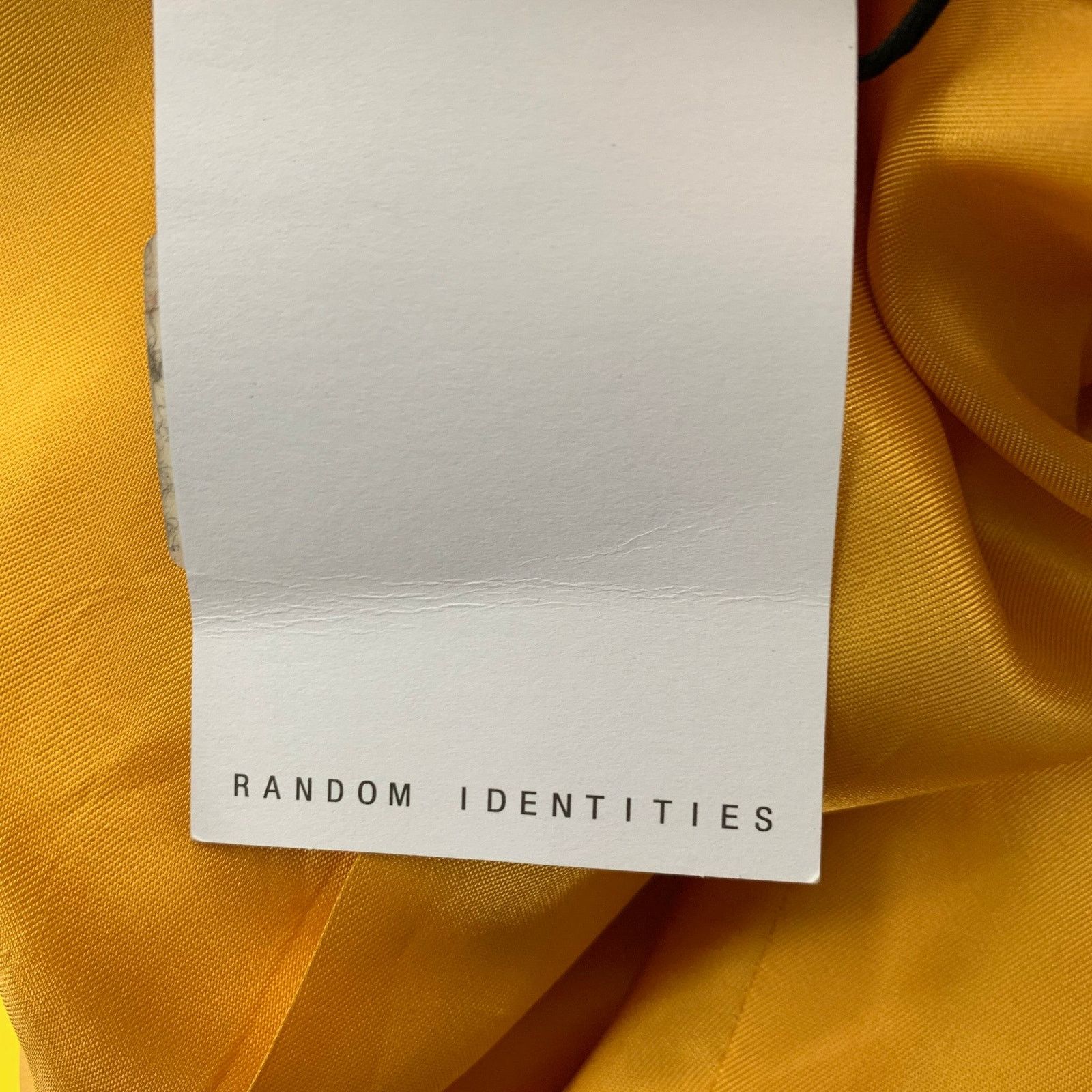 Random Identities Size 36 Regular Yellow Black Solid Sport Coat Size 36R - 5 Thumbnail