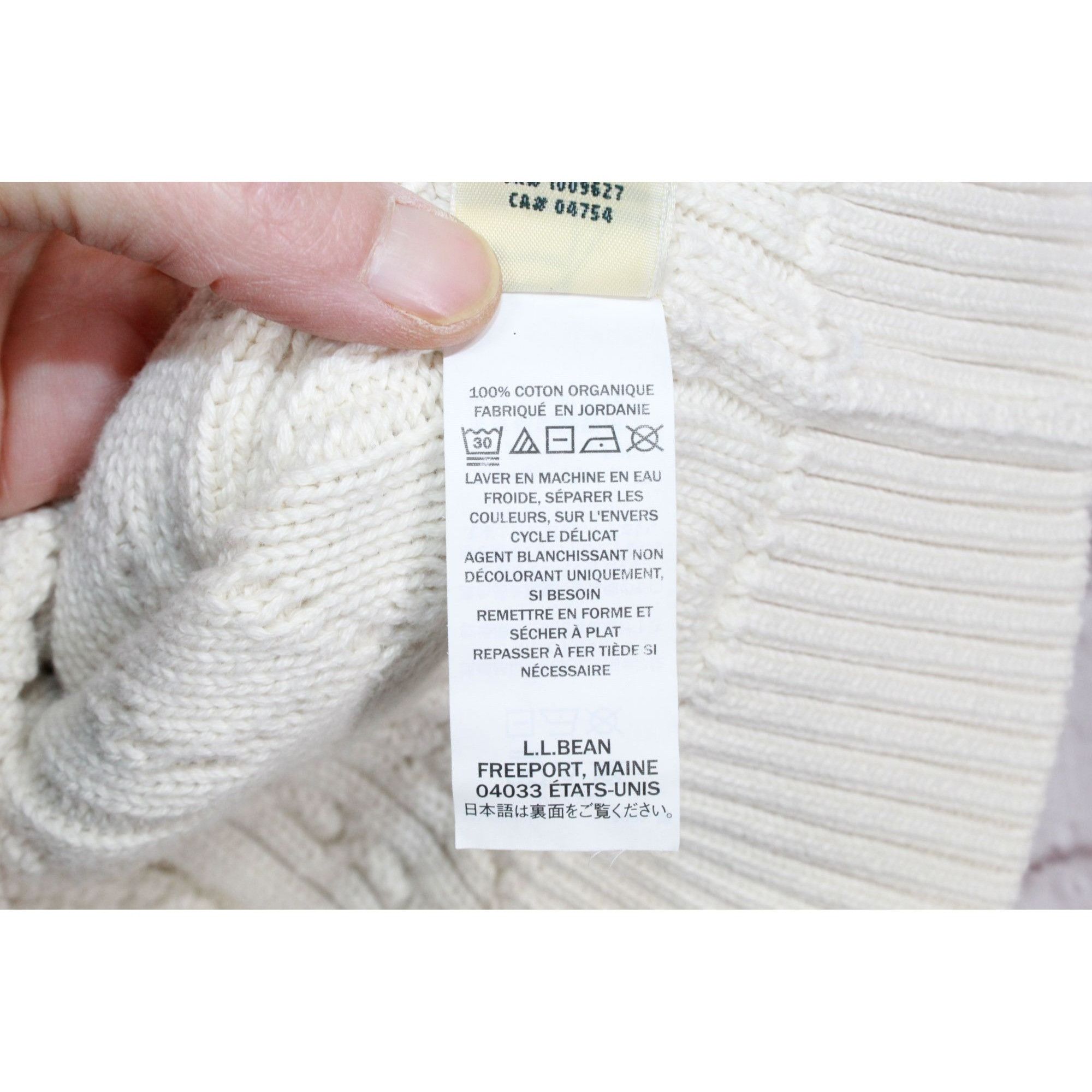 L.L. Bean LL Bean Women's Heritage Fisherman Sweater Crewneck Size XS / US 0-2 / IT 36-38 - 10 Thumbnail