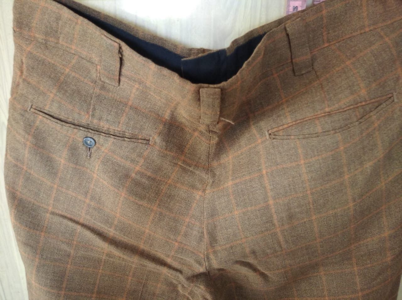 Levi's Vintage Levi's sta-prest brown plaid pants size 30 Size US 30 / EU 46 - 4 Thumbnail