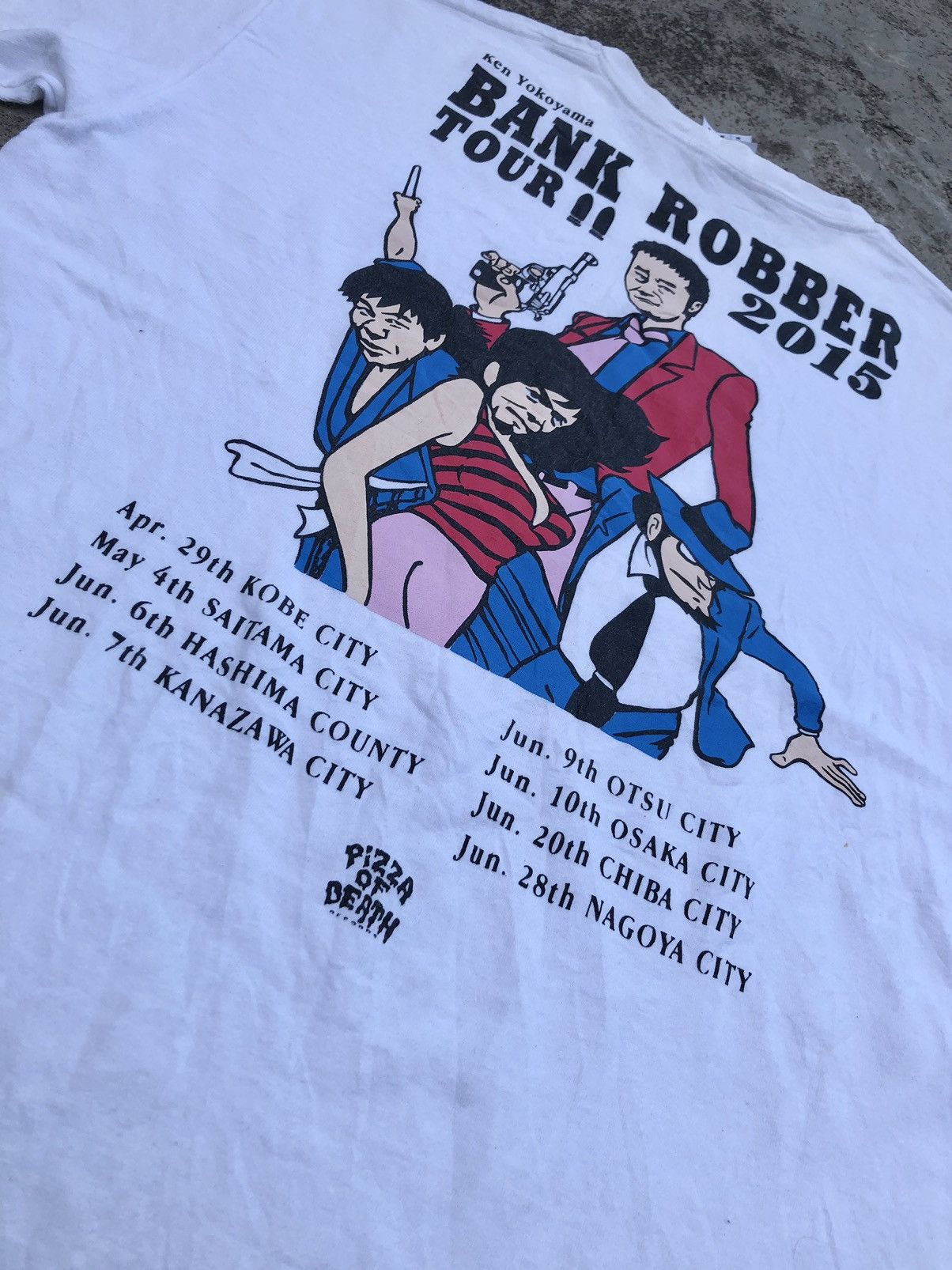 Band Tees KEN YOKOYAMA BANK ROBBER TOUR 2015 Size US M / EU 48-50 / 2 - 7 Thumbnail