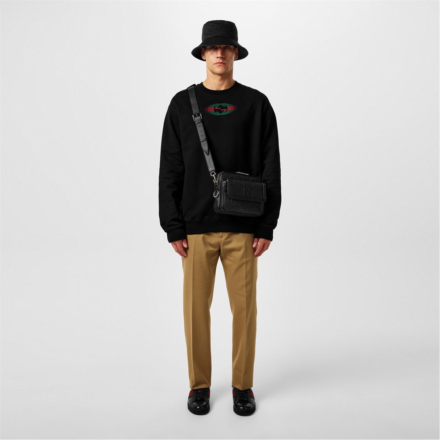 Gucci GUCCI Logo Sweatshirt Size US M / EU 48-50 / 2 - 5 Thumbnail