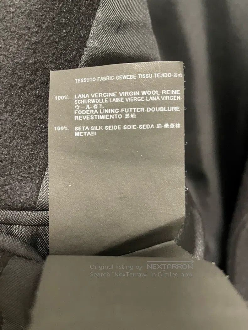 Saint Laurent Paris Saint Laurent Paris Classic Double-Breasted Black Wool Ove Size XS / US 0-2 / IT 36-38 - 5 Thumbnail