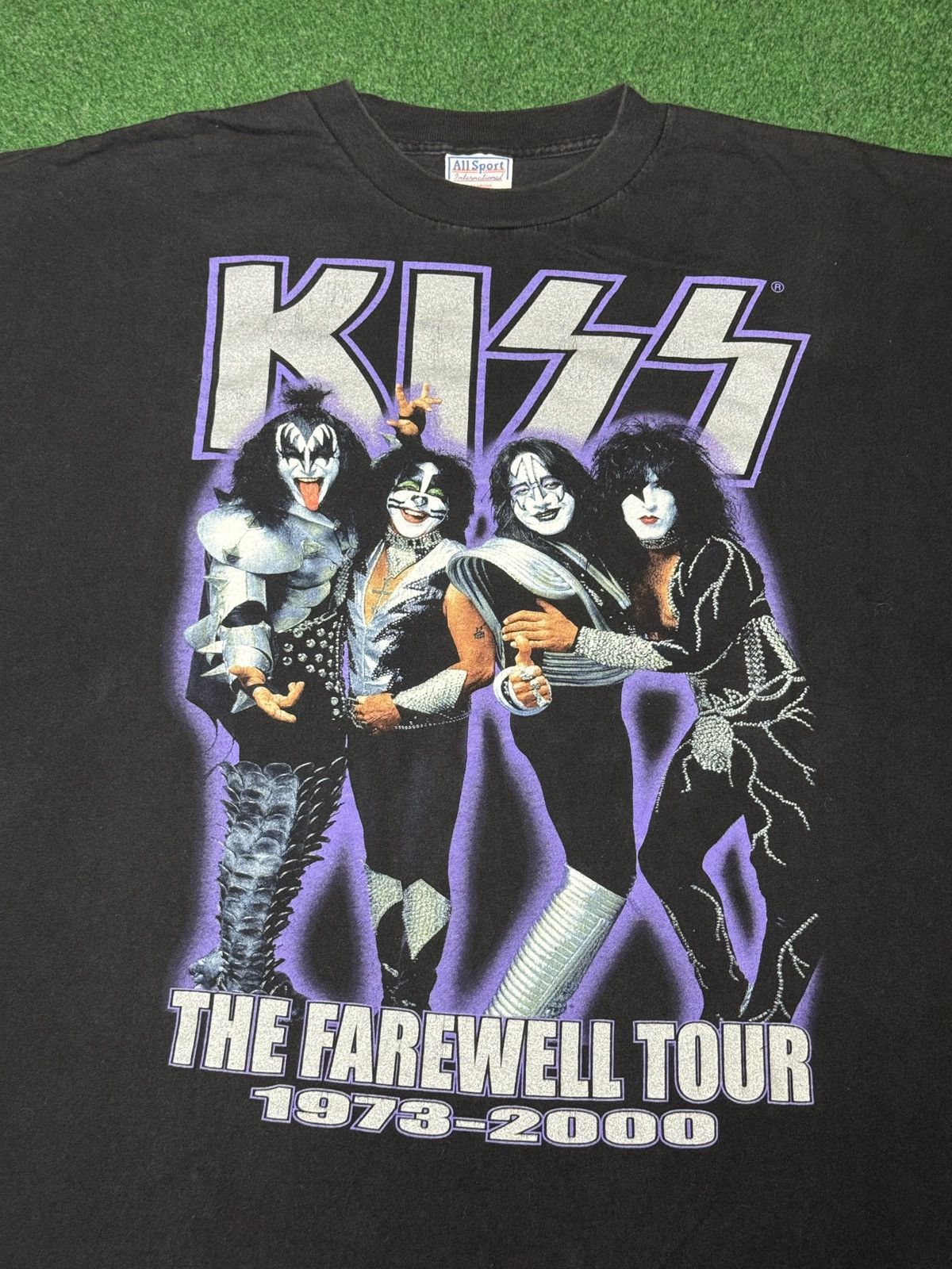 Band Tees Vintage 90s Kiss Farewell Tour XXL Boxy Purple Band T Shirt Size US XXL / EU 58 / 5 - 2 Thumbnail