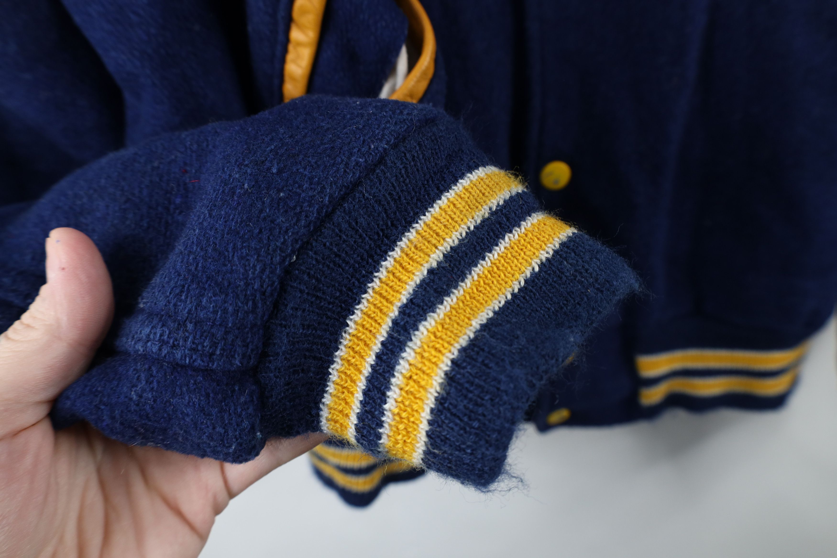 Vintage Vintage 70s Streetwear Wool ACS Athens Greece Varsity Jacket Size US XL / EU 56 / 4 - 6 Thumbnail