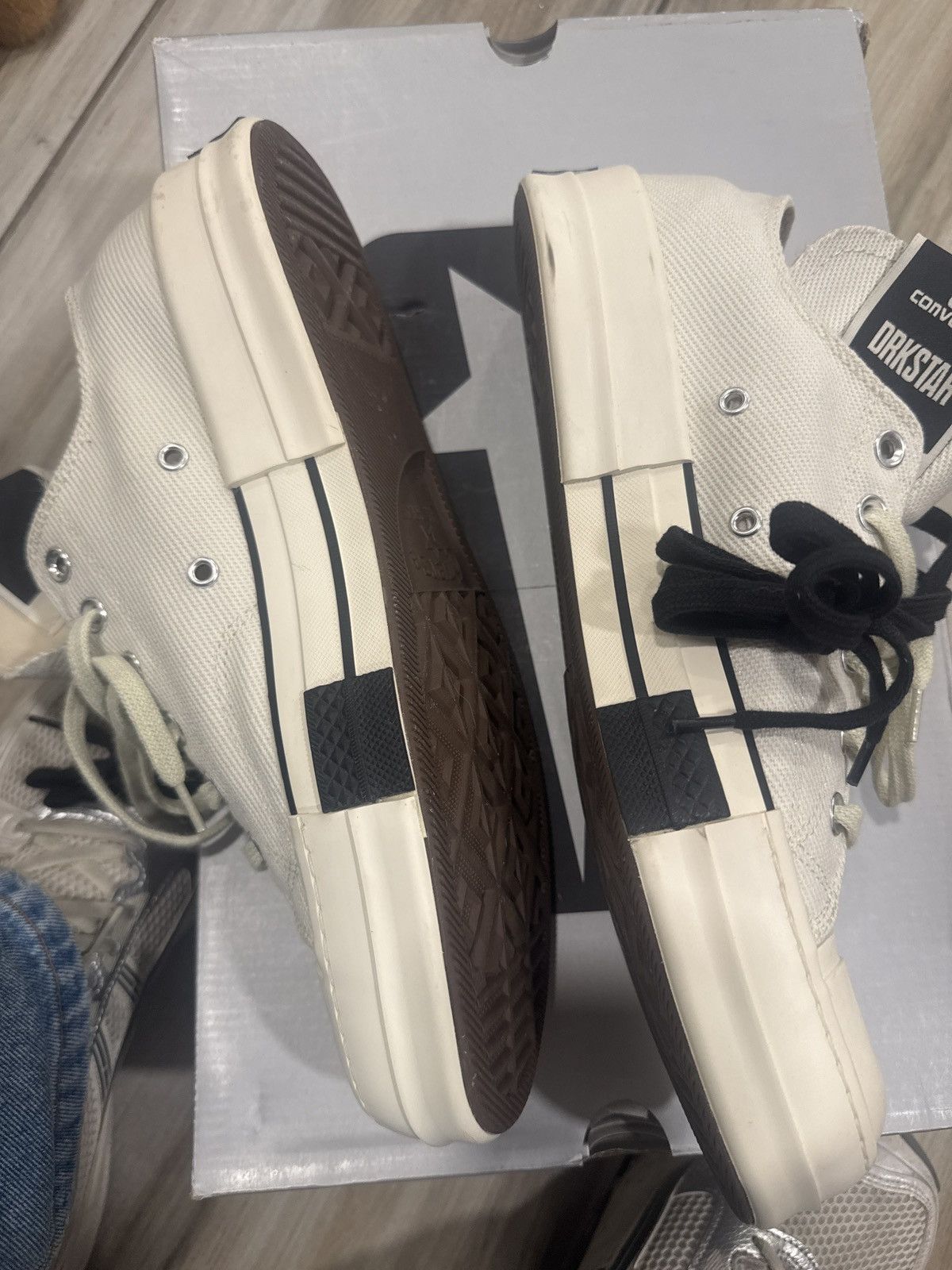 Converse × Rick Owens Drkshdw drkstar rick owens converse Size US 10.5 / EU 43-44 - 8 Thumbnail