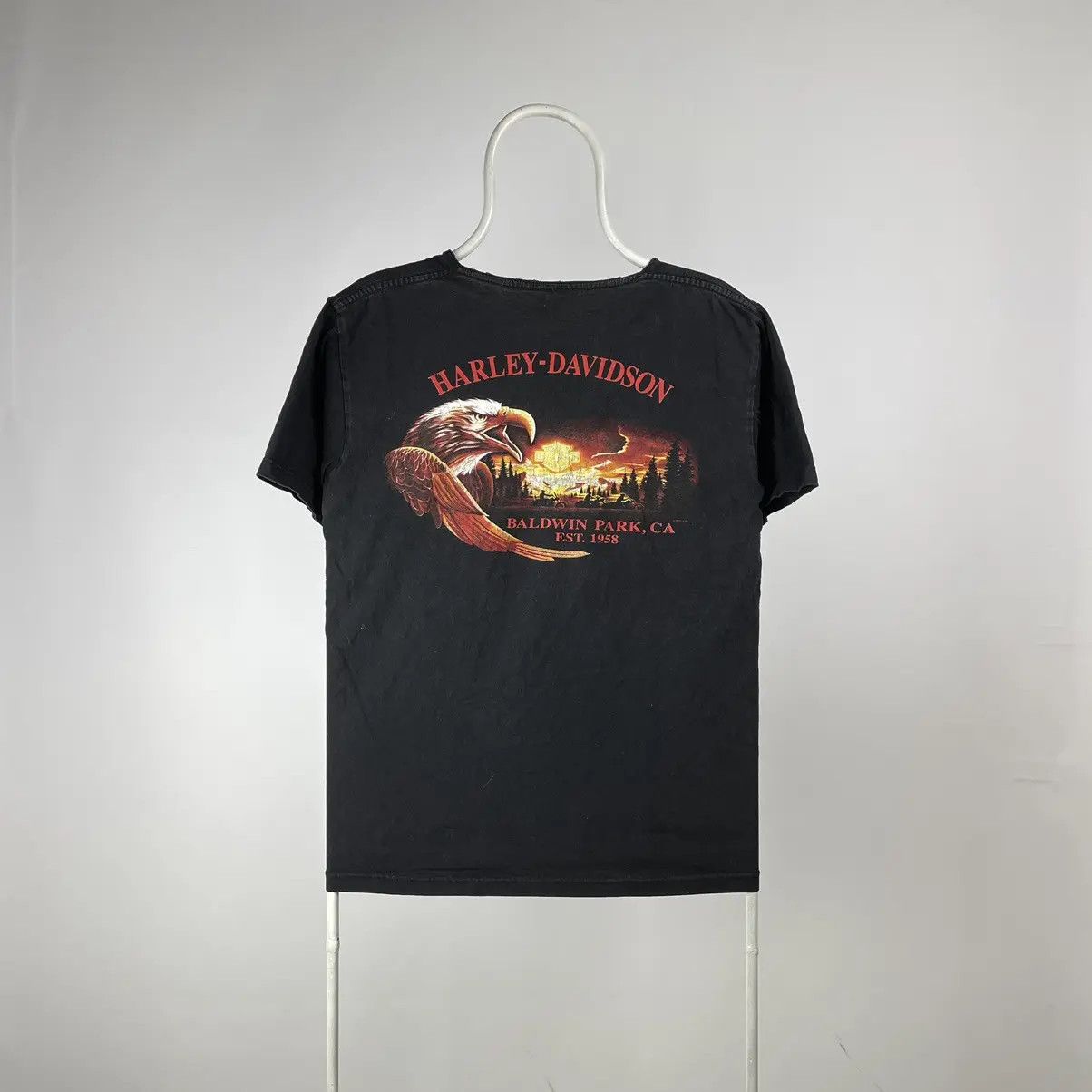 Harley Davidson Harley Davidson baldvin park T-shirt band tee vintage size L Size US L / EU 52-54 / 3 - 2 Thumbnail