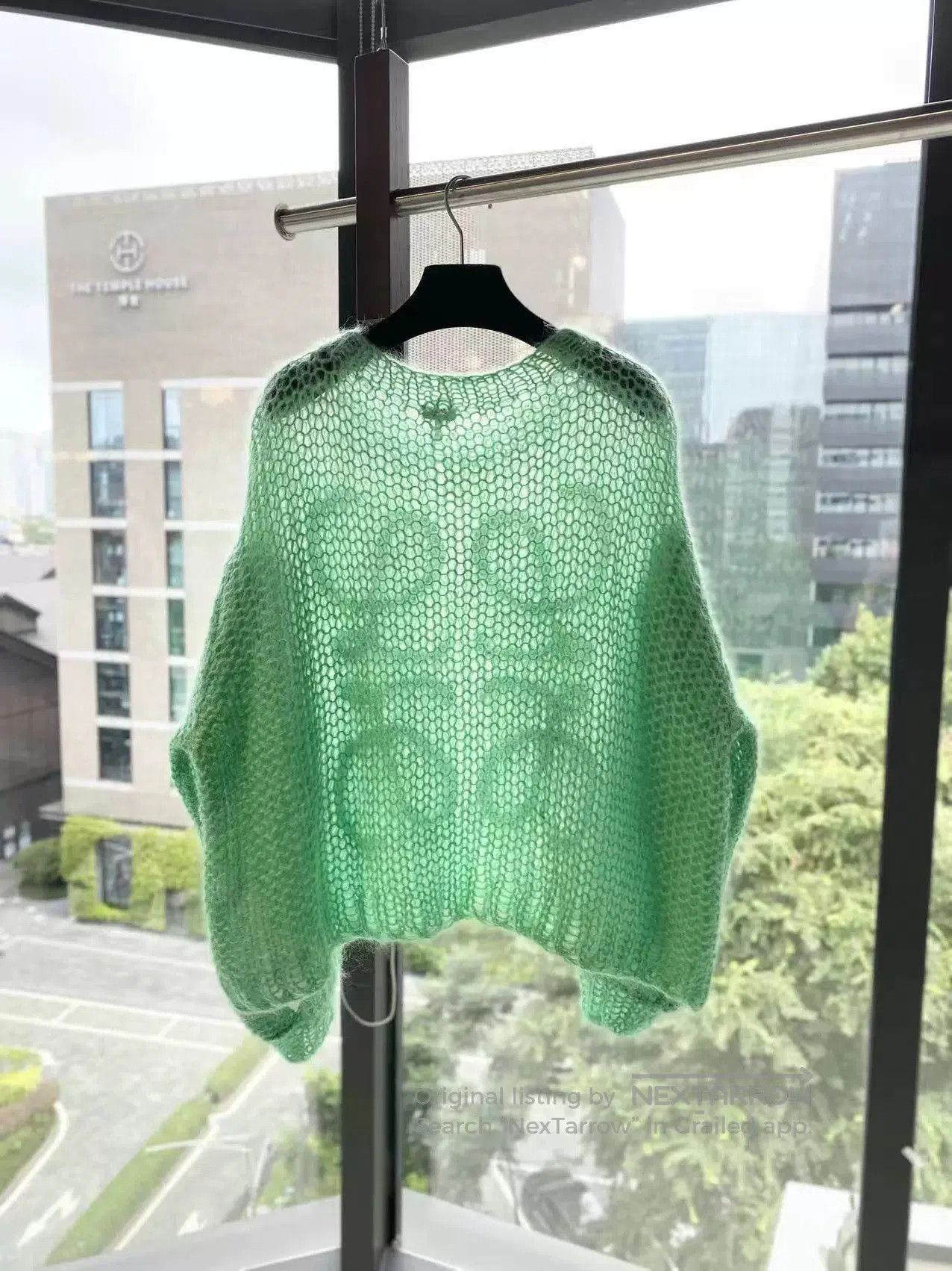 Loewe LOEWE Green Embroidered Logo Sweater. Size US XS / EU 42 / 0 - 3 Thumbnail
