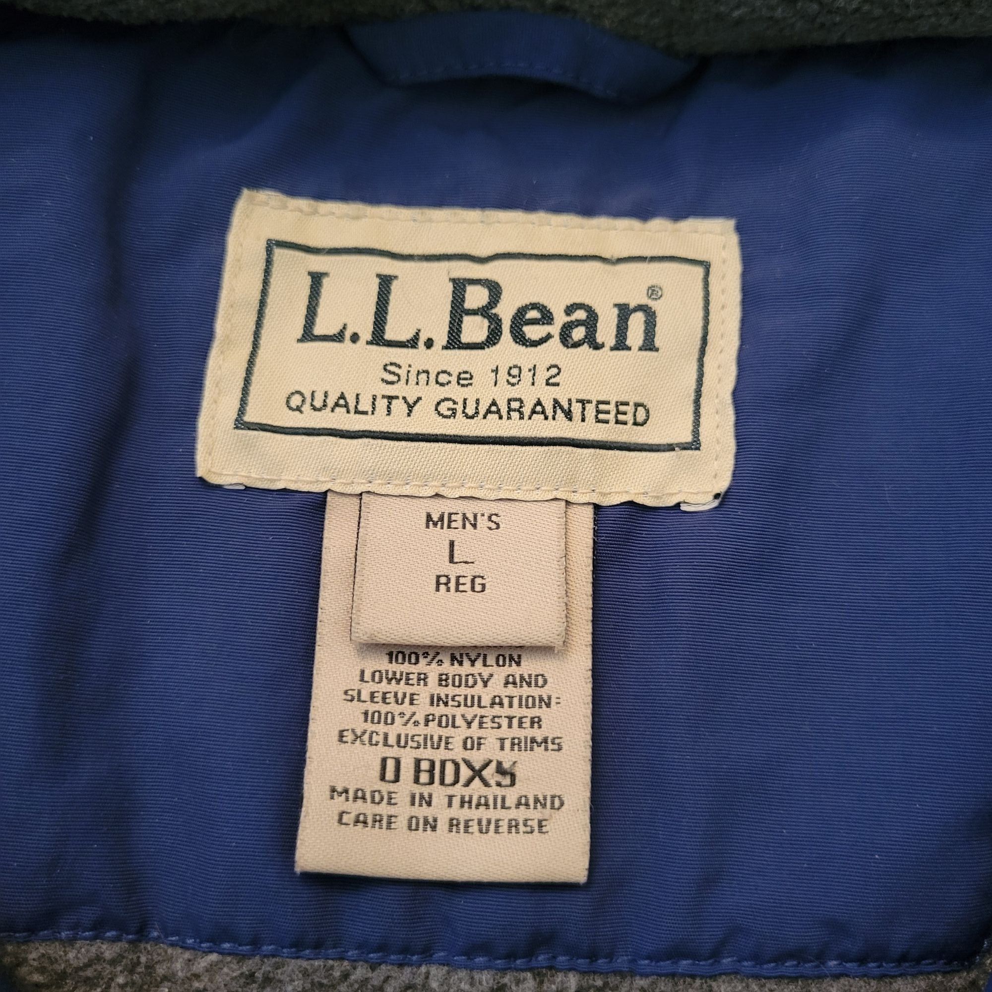 L.L. Bean LL Bean L Blue Winter Jacket Thinsulate Insulation Polartec Size US L / EU 52-54 / 3 - 3 Thumbnail