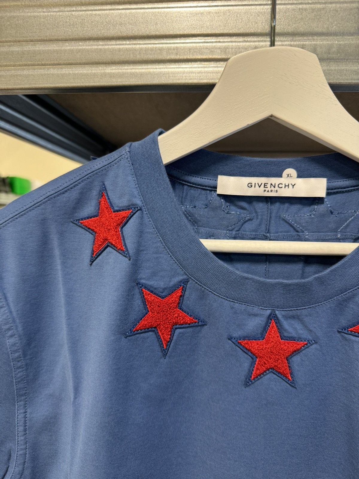 Givenchy Givenchy Star Embroidery T-Shirt NEW Rare Size US XL / EU 56 / 4 - 4 Thumbnail