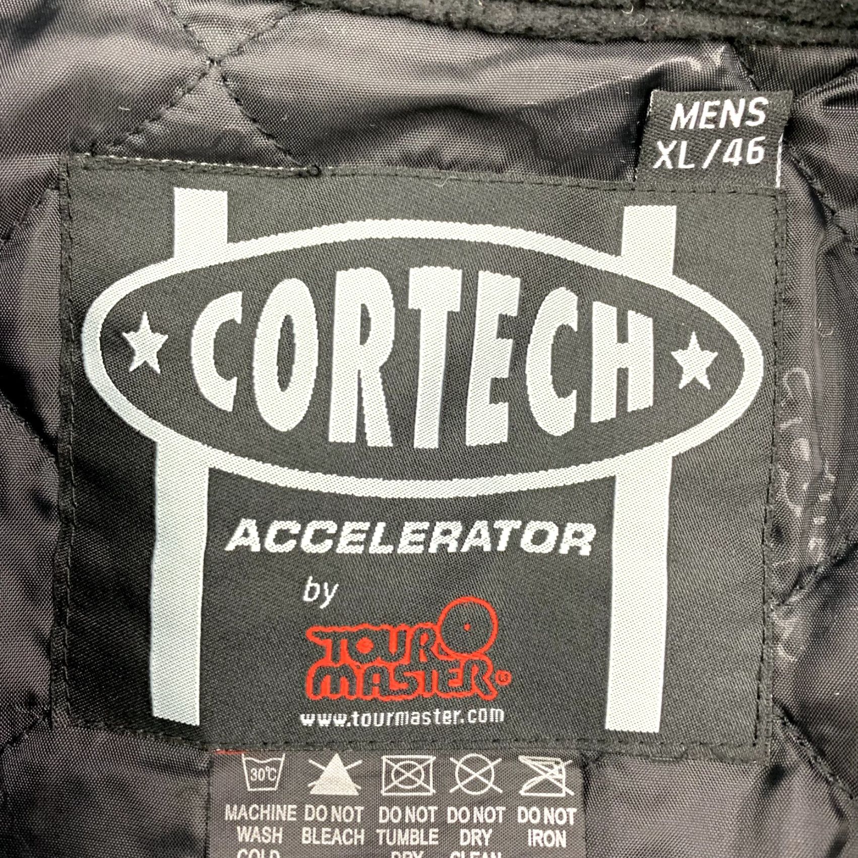 Ring Jacket Cortech Men’s Motorcycle Jacket Black XL Removable Sleeves Full Zip Insulated 100% Polyester Size US XL / EU 56 / 4 - 4 Thumbnail