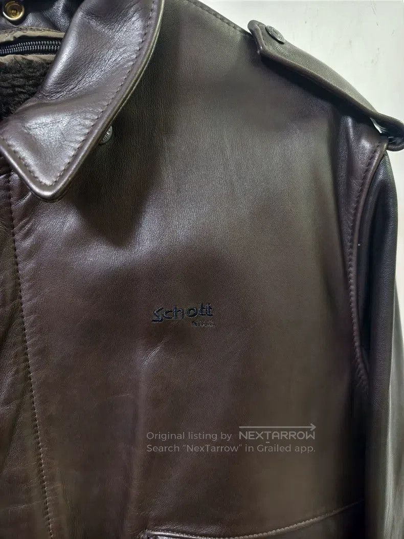 Schott Schott 184, bare cowhide Size US XL / EU 56 / 4 - 3 Thumbnail