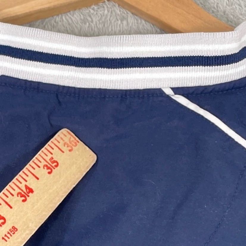Reebok VINTAGE Reebok Dallas Cowboys Windbreaker Mens XL Navy Blue Pullover V-Neck Y2K NFL Jacket Size US XL / EU 56 / 4 - 4 Thumbnail