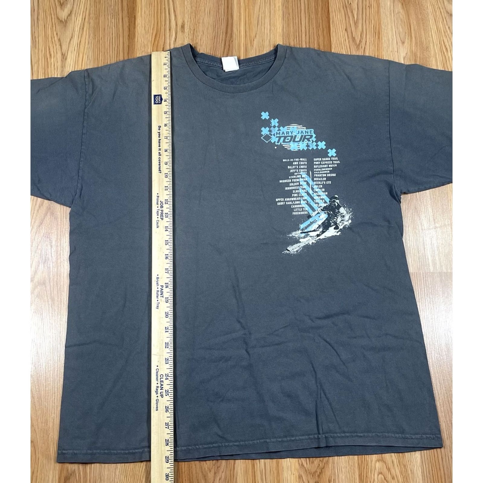 Vintage Mary Jane Graphics T-Shirt Adults L Gray 100% Cotton Crewneck Short Sleeve Size US L / EU 52-54 / 3 - 4 Thumbnail