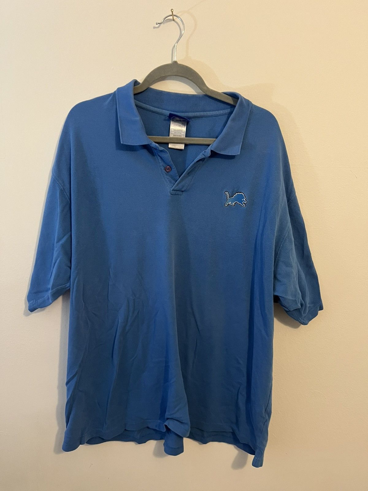 Reebok Reebok x NFL Detroit Lions Vintage Polo Size US XXL / EU 58 / 5 - 1 Thumbnail