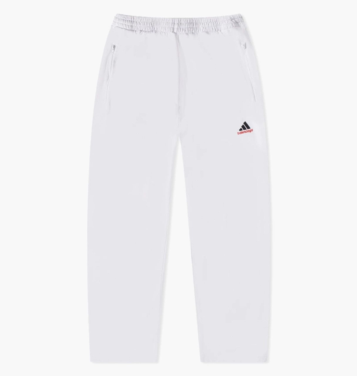 Adidas × Balenciaga o1mt1gz1024 Baggy Sweatpants & Joggers in White Size US 26 / EU 42 - 1 Thumbnail