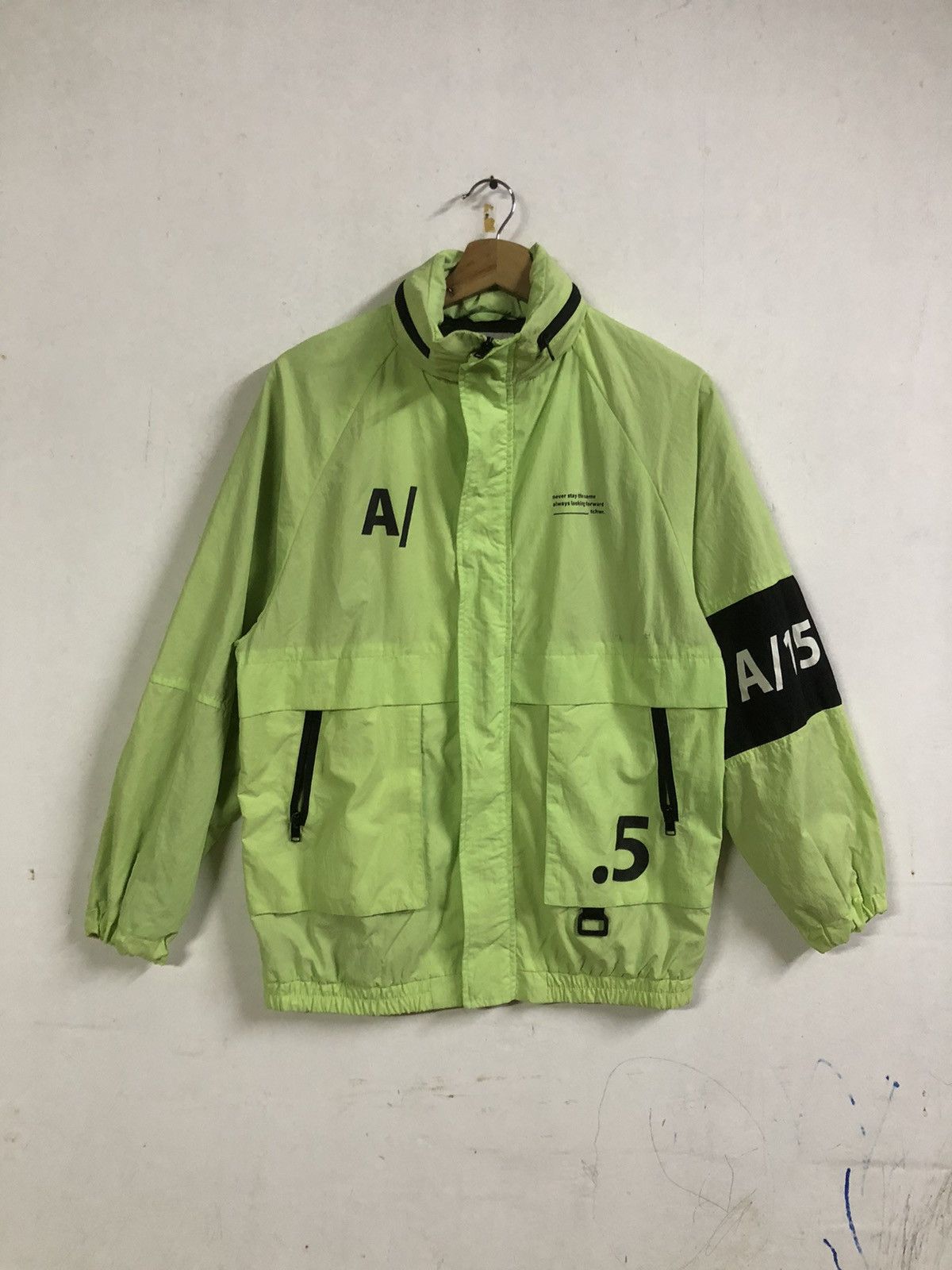 Rain Jacket Zara Neon Green Jacket Zara Neon Green Size