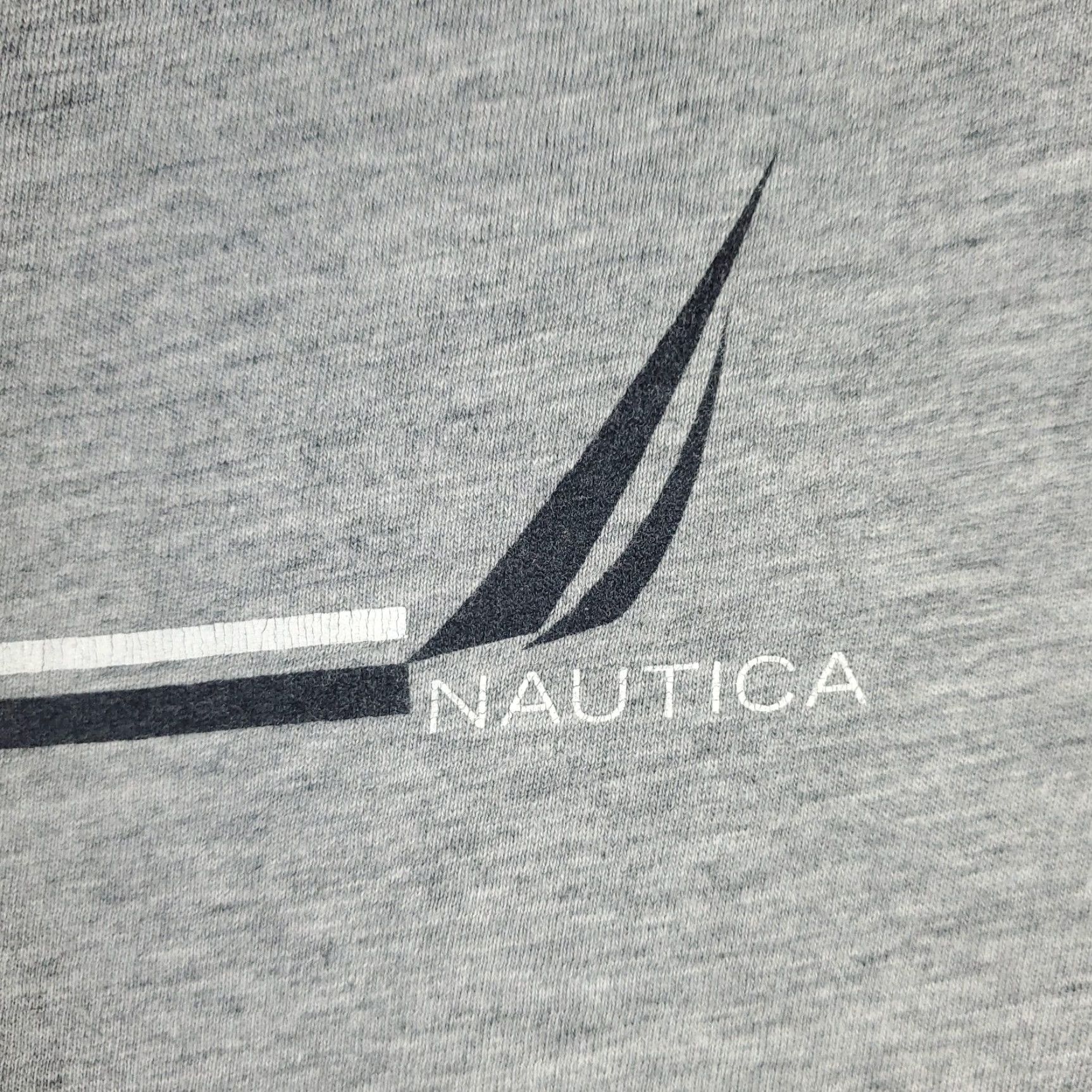 Nautica Nautica T-Shirt Mens XL Gray Short Sleeve Cotton Logo Classic American Size US XL / EU 56 / 4 - 2 Thumbnail