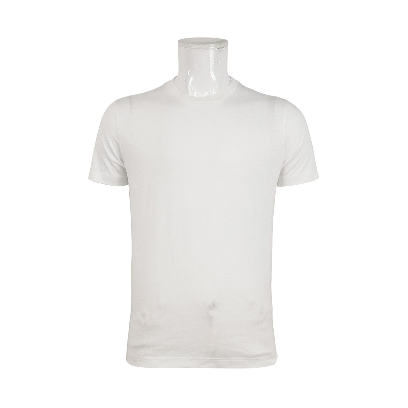 Prada Prada White Cotton Crew Neck T-Shirt M Size US M / EU 48-50 / 2 - 1 Thumbnail
