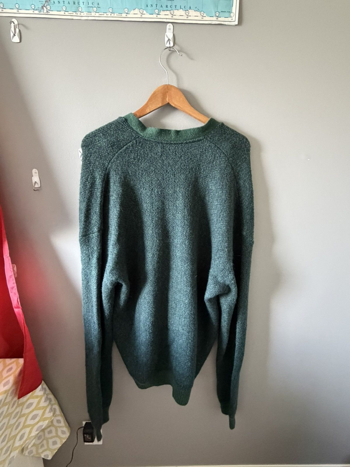 Palmes Green Palmes Jaquard Knit Cardigan Size US L / EU 52-54 / 3 - 2 Thumbnail
