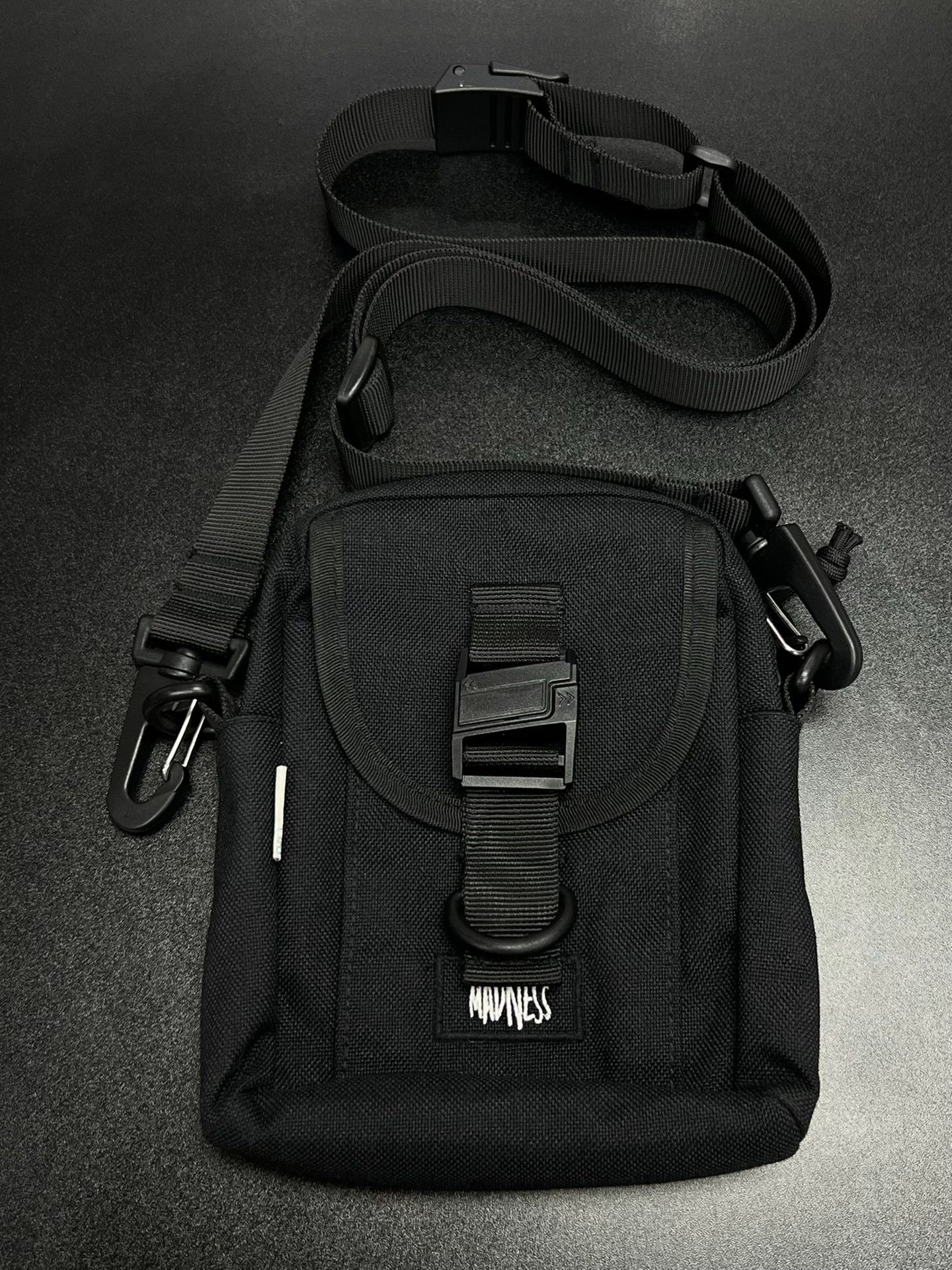 Madness Madness Nylon Black Bag one size Men Size ONE SIZE - 1 Thumbnail