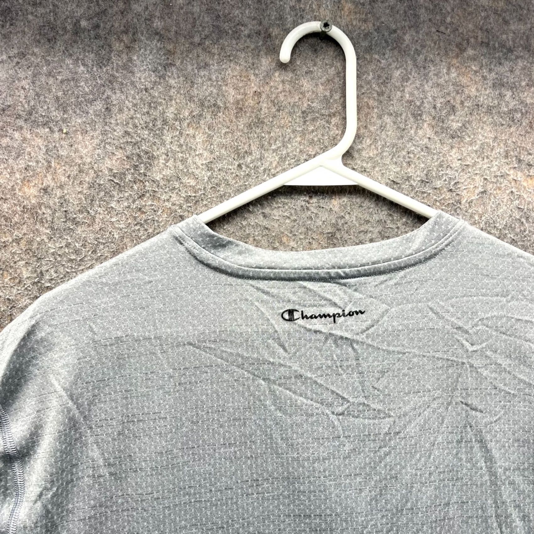 Champion VINTAGE Champion Shirt Mens XL Gray Crewneck Athletic Jersey Gym C logo Y2K Size US XL / EU 56 / 4 - 5 Thumbnail