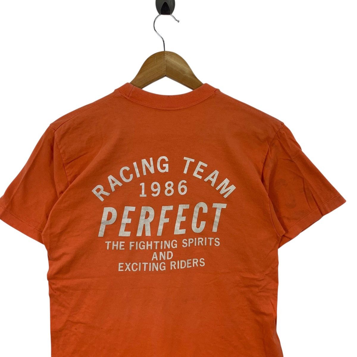Vintage Vintage RACING TEAM 1986 Perfect The Fighting Spirits And Size US S / EU 44-46 / 1 - 7 Thumbnail