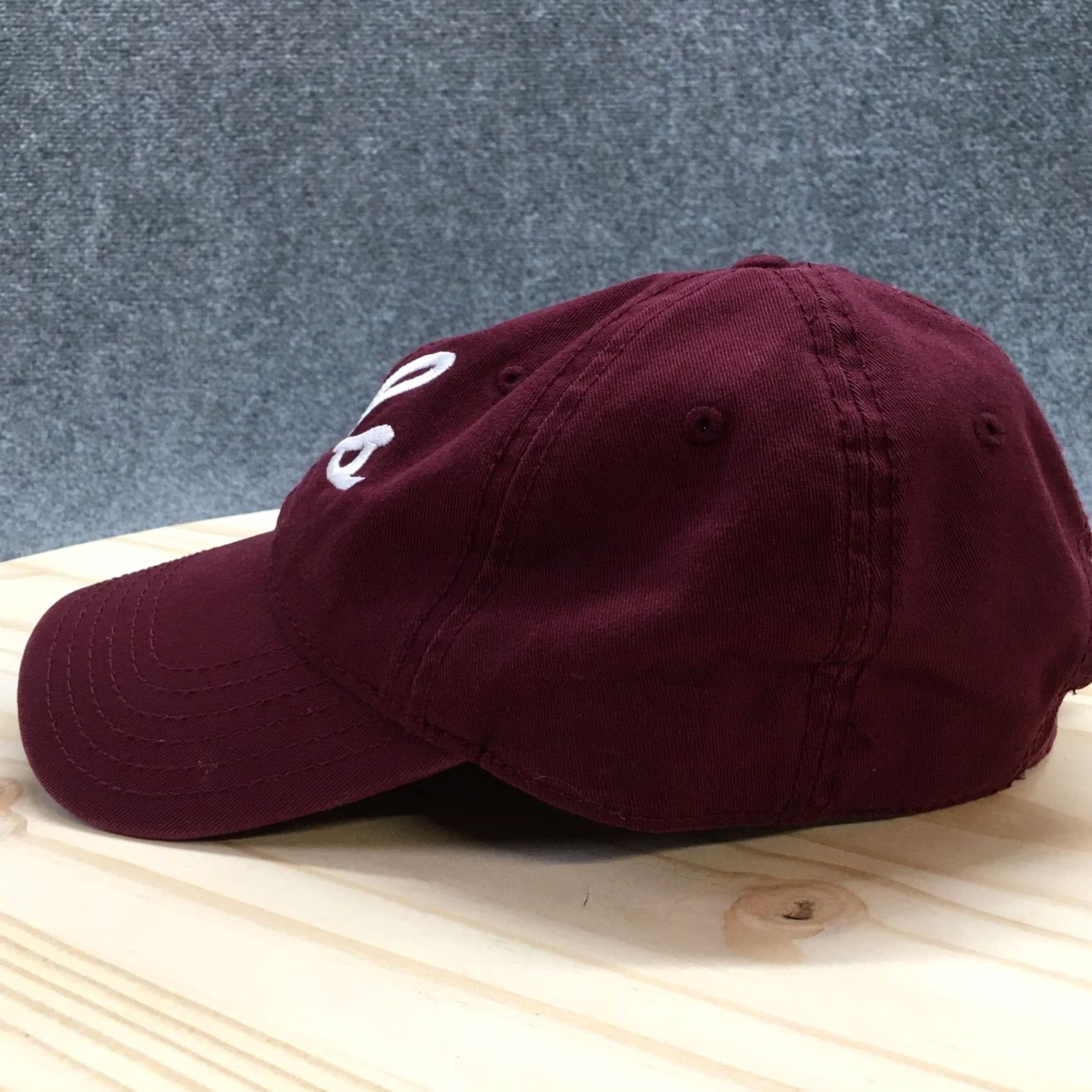 Vintage Mpls OTTO Baseball Cap Hat Mens Red OS Adjustable Curved Brim Embroidered Logo Size ONE SIZE - 4 Thumbnail