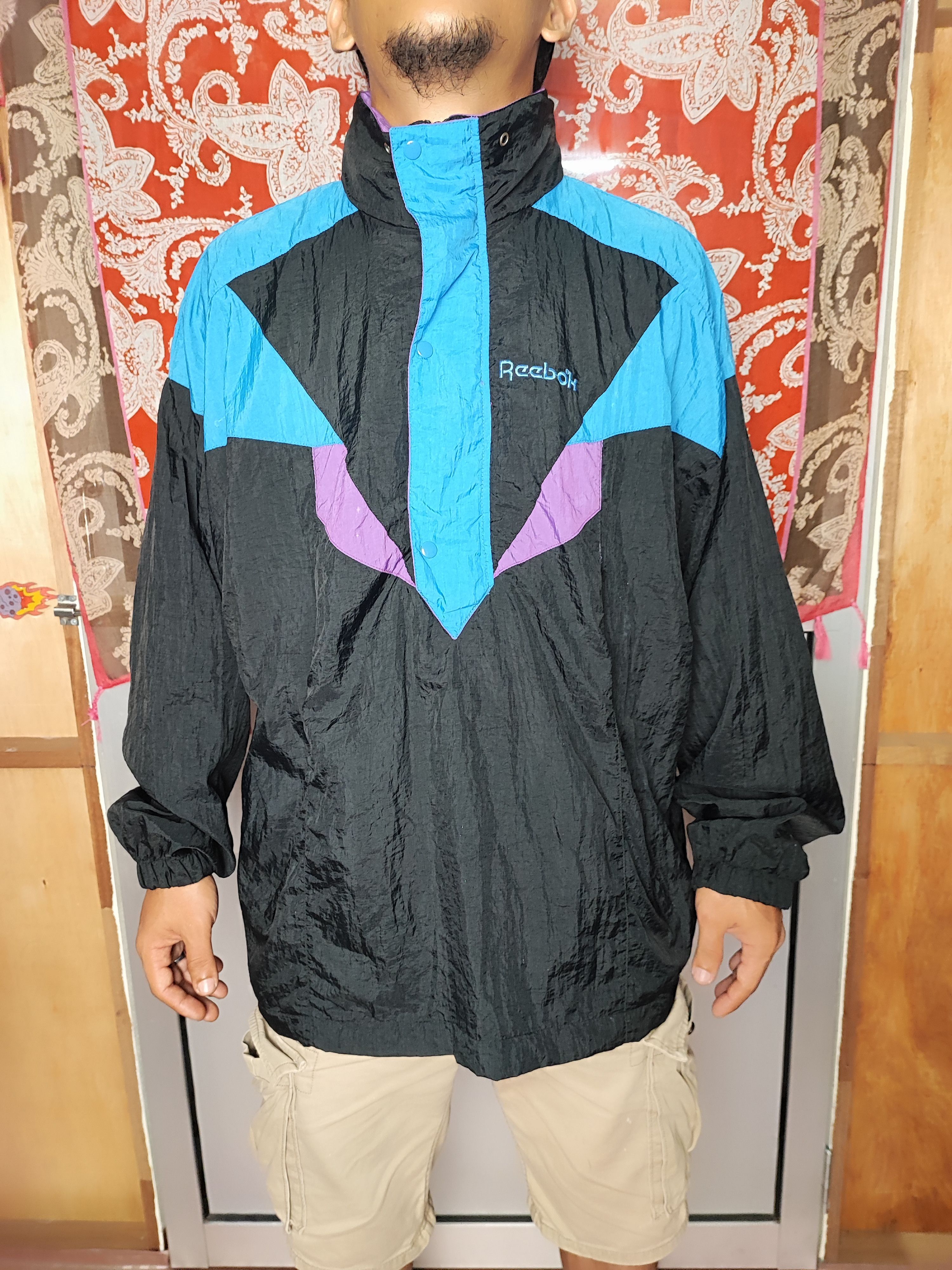 Japanese Brand × Reebok × Vintage Vintage Nylon Anorak Jacket by Reebok Size US M / EU 48-50 / 2 - 3 Thumbnail