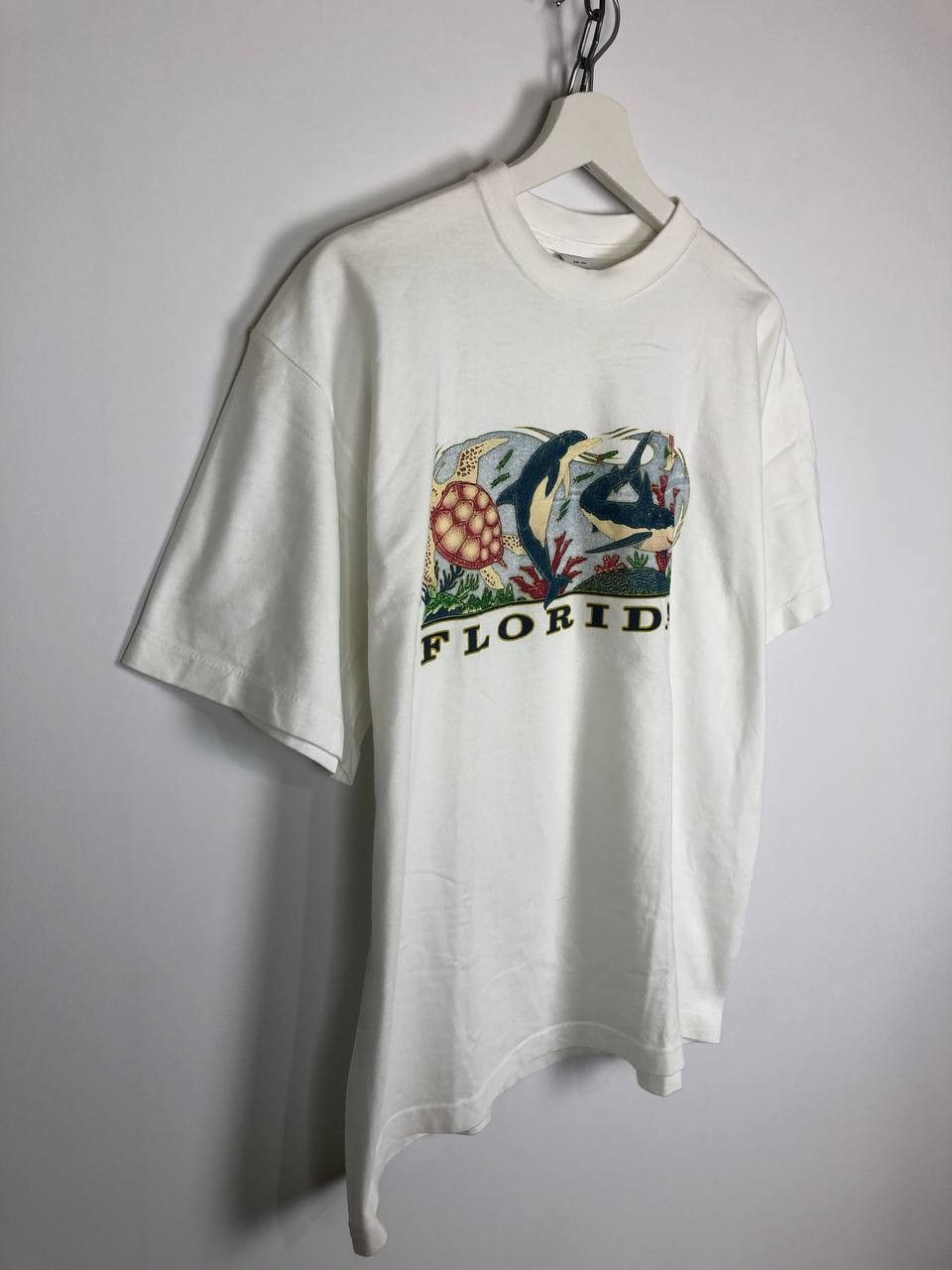 Armani Armani Exchange T-Shirt Florida Tee White size L Size US L / EU 52-54 / 3 - 4 Thumbnail