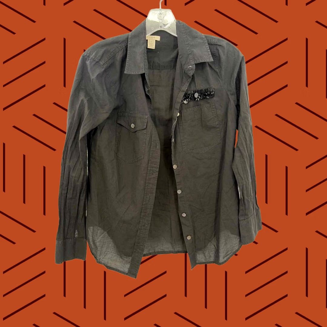 Vintage Pre-Owned J Crew Black Size 0 Cotton Button Down Shirt Size XS / US 0-2 / IT 36-38 - 1 Thumbnail