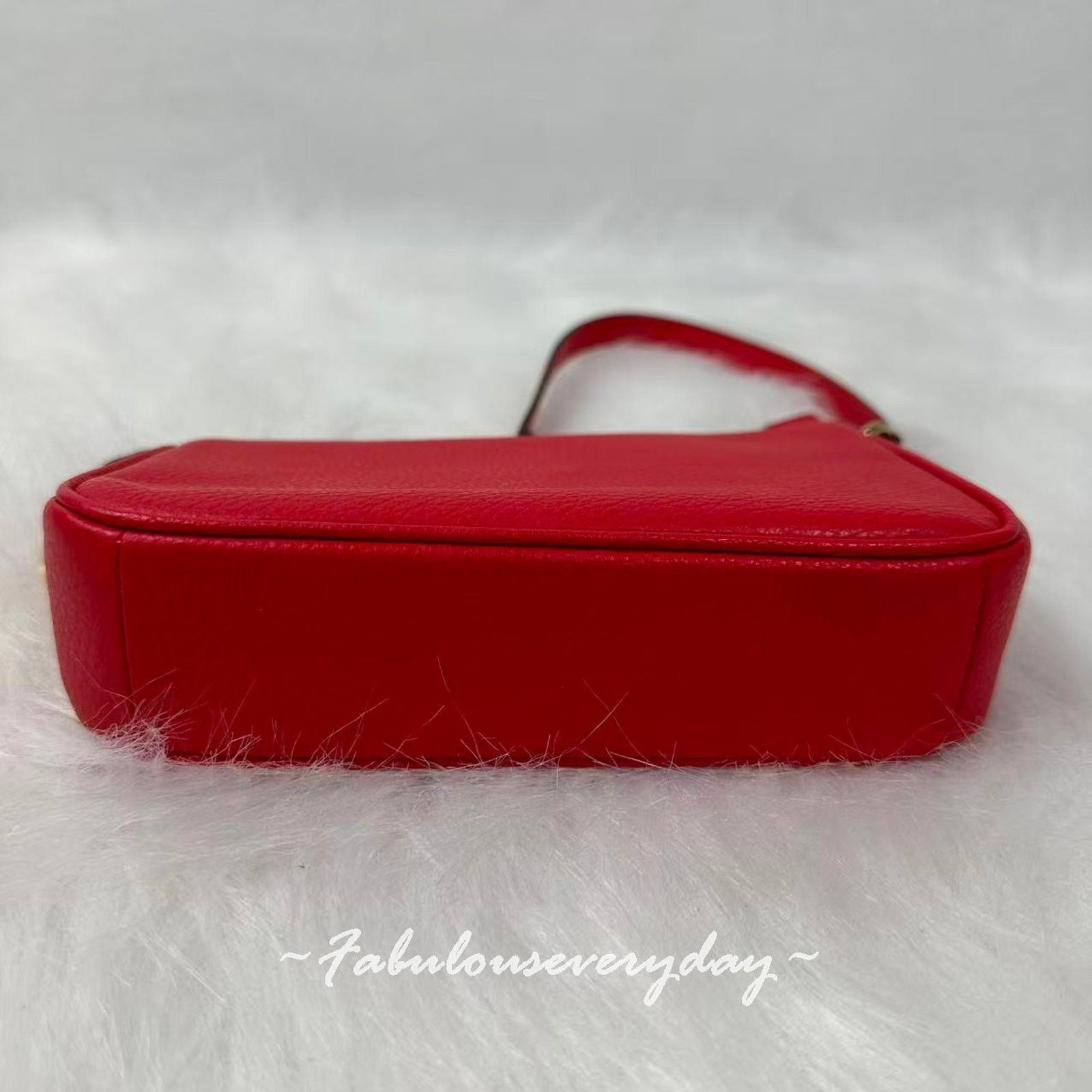 Coach Coach Nolita 19 Shoulder Leather/Gold Red Extended Chain Size ONE SIZE - 6 Thumbnail