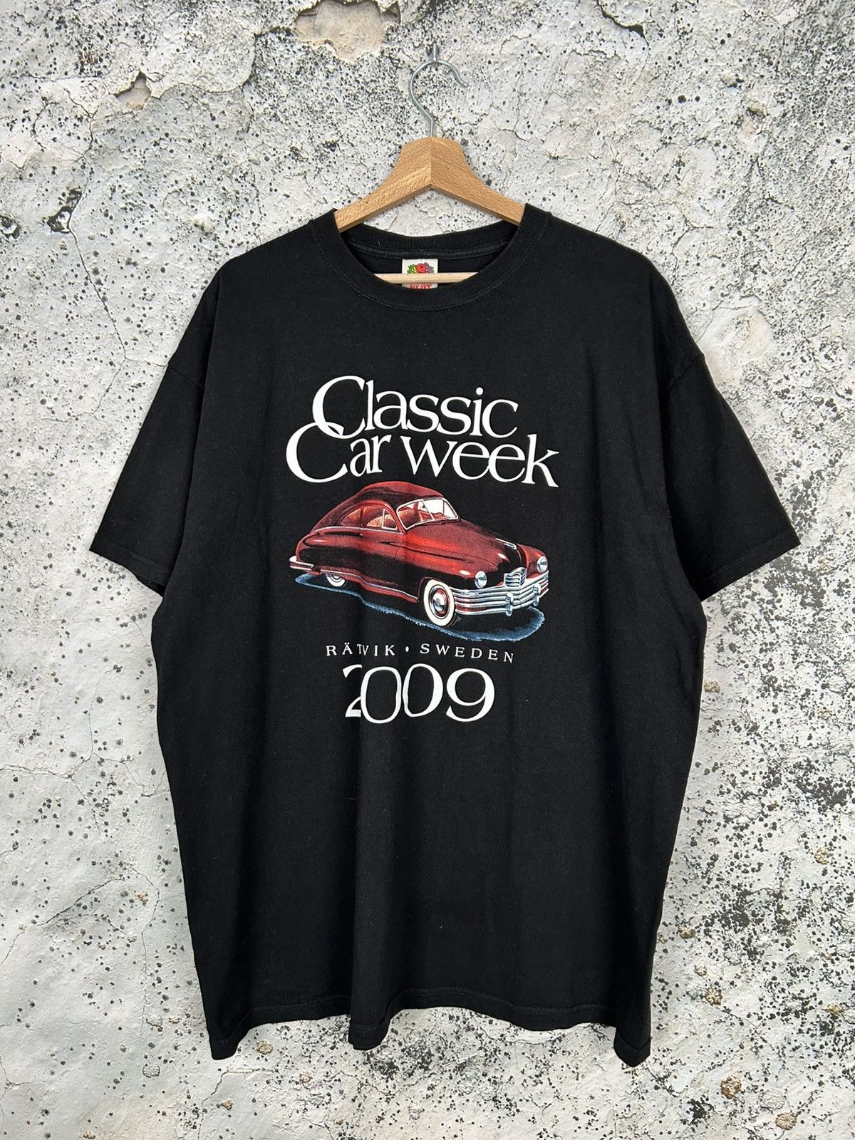 Vintage Vintage Classic Car Week 2009 Sweden Racing Graphic Tee Size US XXL / EU 58 / 5 - 1 Thumbnail