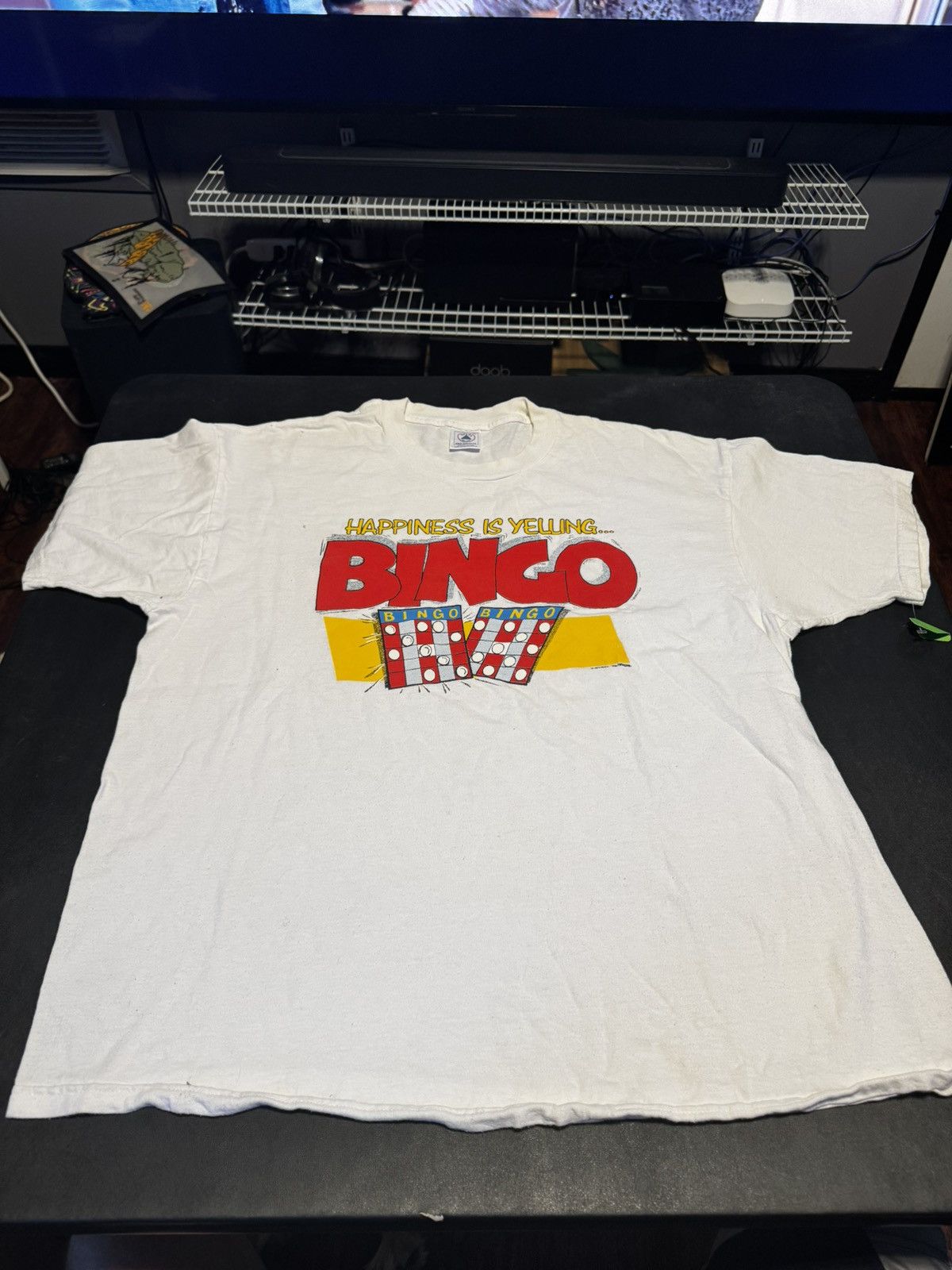 Delta × Vintage 90s Vintage Bingo Tee Size US XL / EU 56 / 4 - 1 Thumbnail