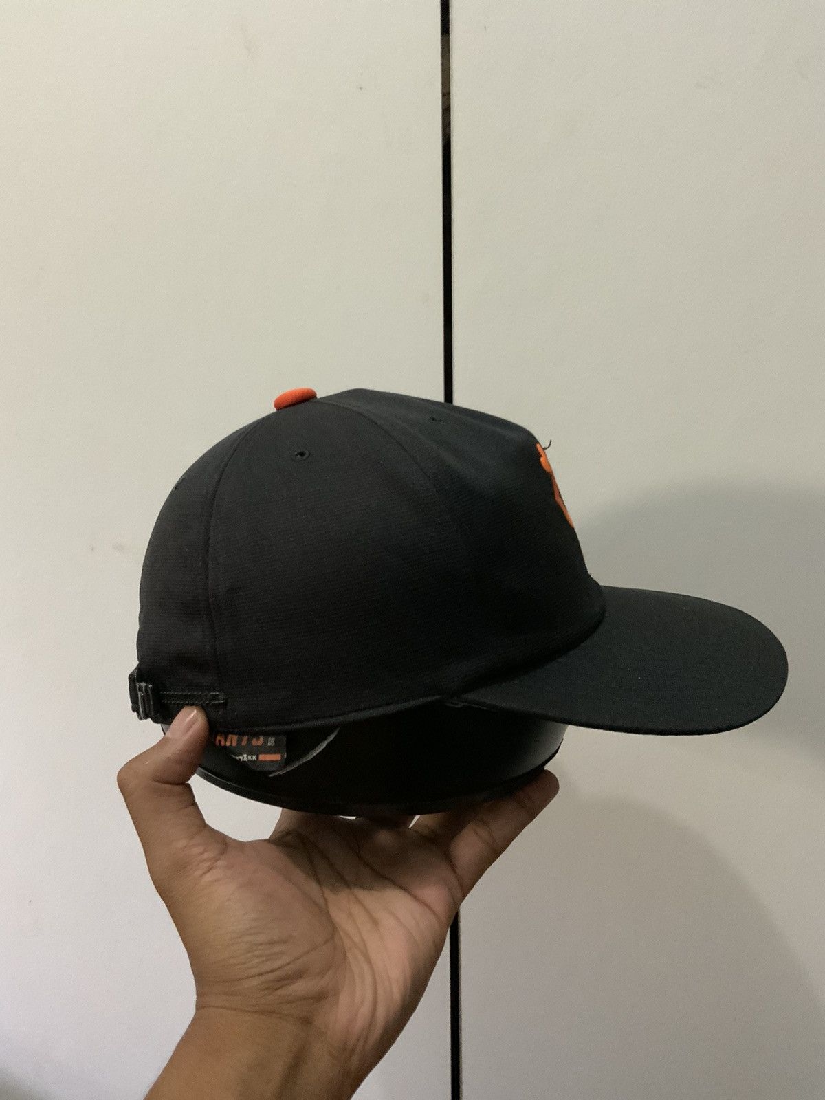 Vintage Vintage Giants Zipper Black Hat Cap Size ONE SIZE - 4 Thumbnail