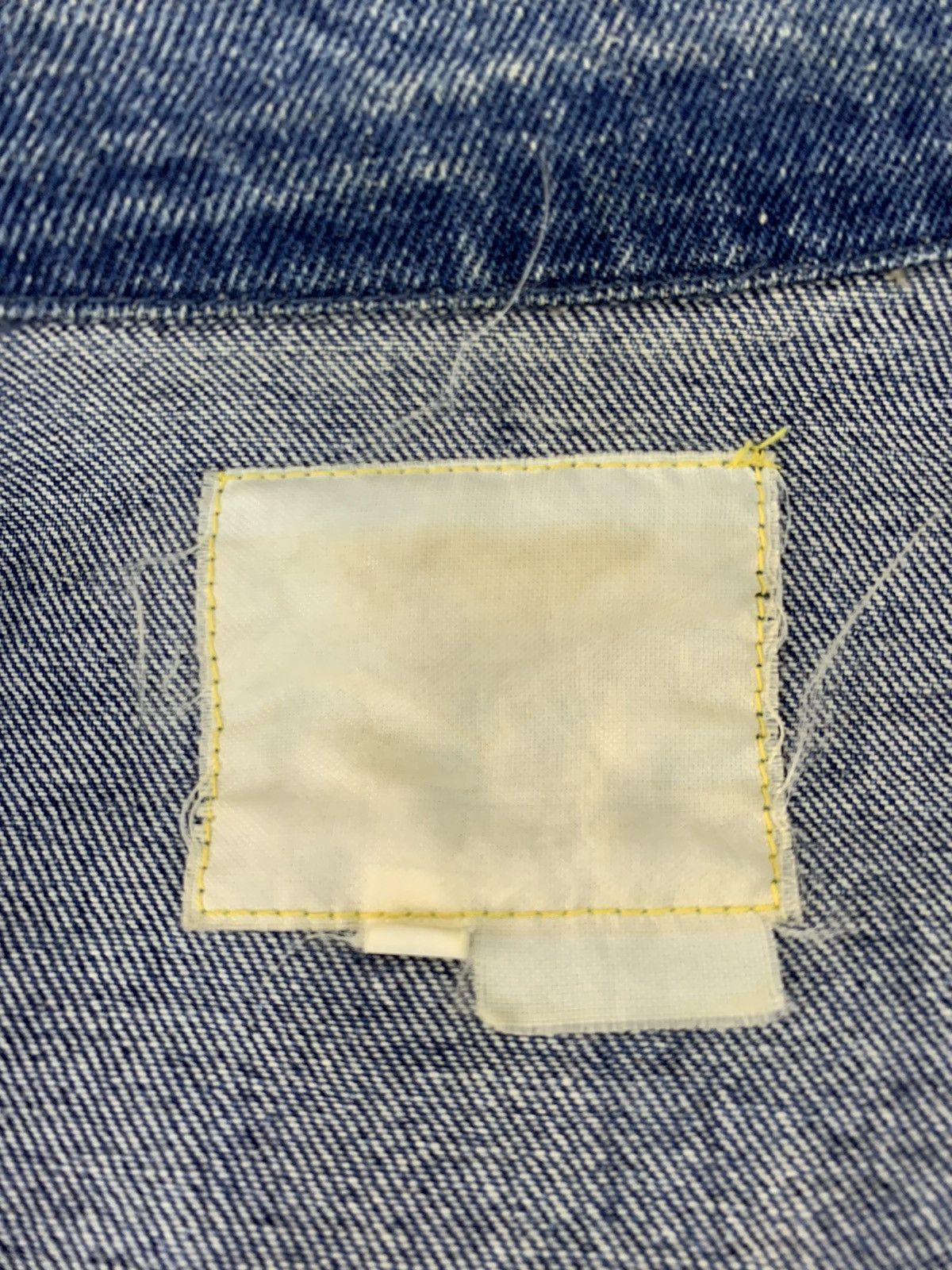 Japanese Brand Indigo Denim Jacket Classic Trucker Mix Leather Size US M / EU 48-50 / 2 - 5 Thumbnail