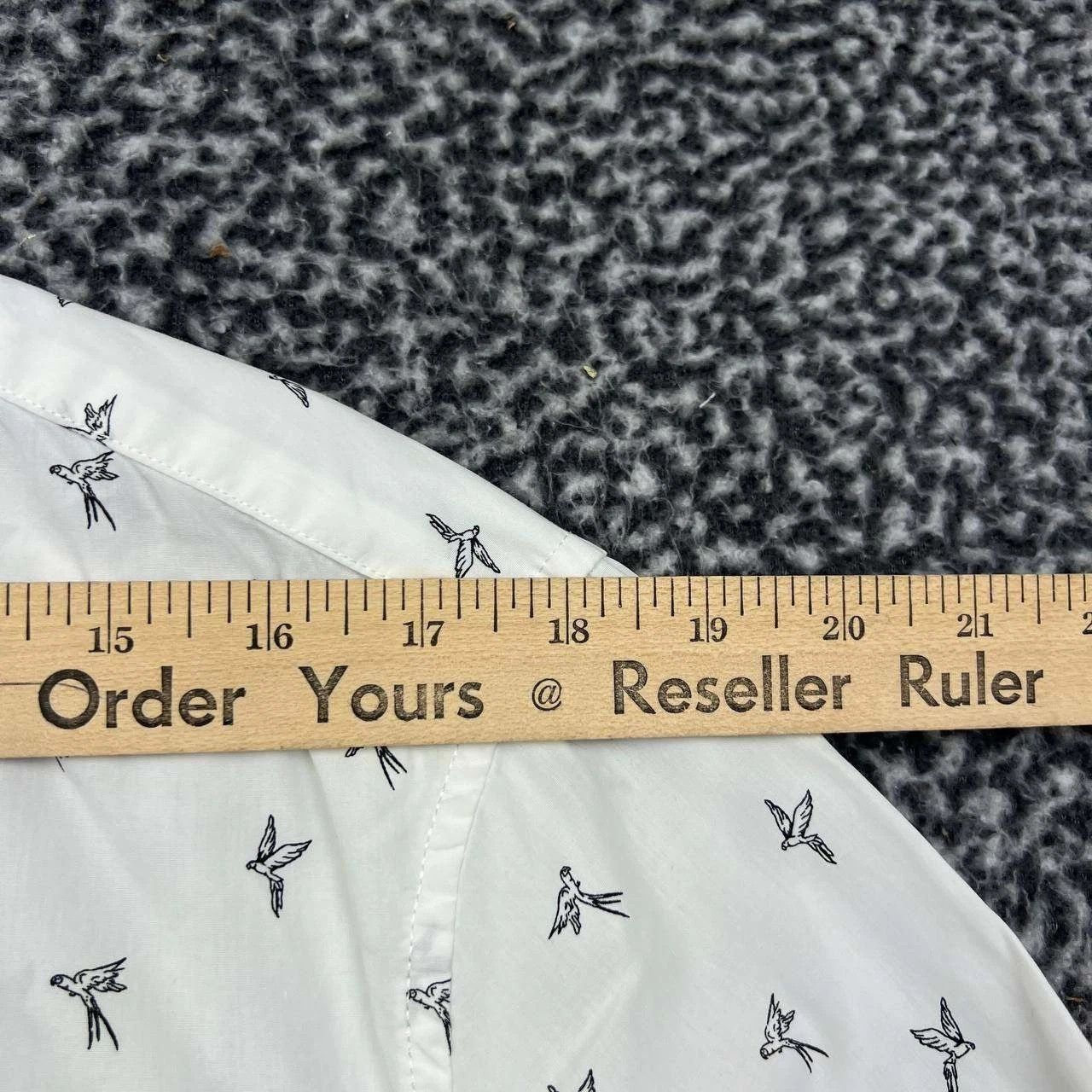 Banana Republic Banana Republic Luxe Stretch Poplin Button Down Cotton M Size US M / EU 48-50 / 2 - 4 Thumbnail