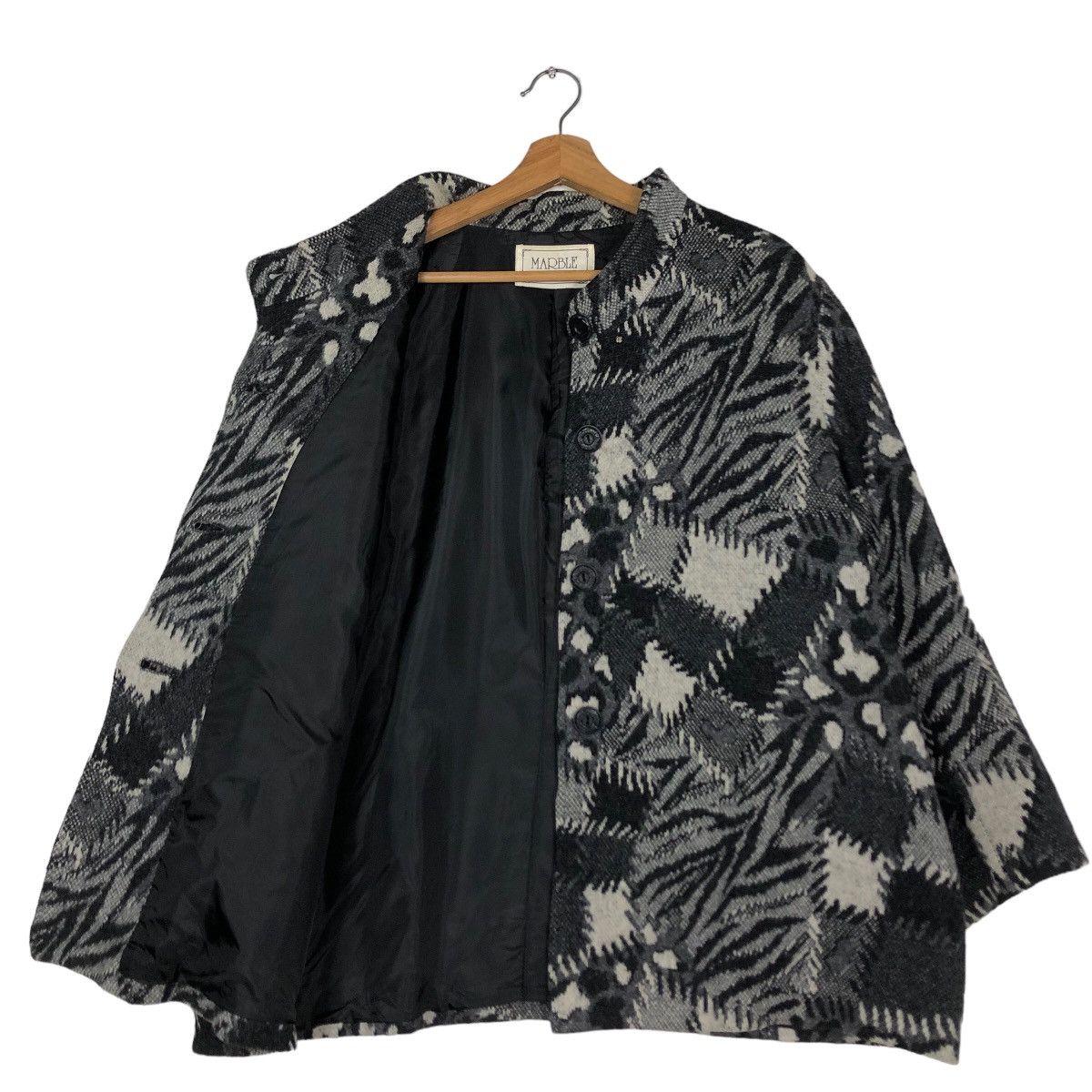 Japanese Brand 🔥Vintage Cropped Wool Jacket Marble Road Dot Issey Miyake Size US M / EU 48-50 / 2 - 11 Thumbnail
