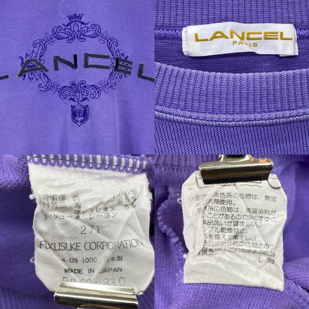 Lancel × Vintage Vintage Lancel Embroidered Sweatshirt 90s Designer Pullover Size US M / EU 48-50 / 2 - 10 Thumbnail