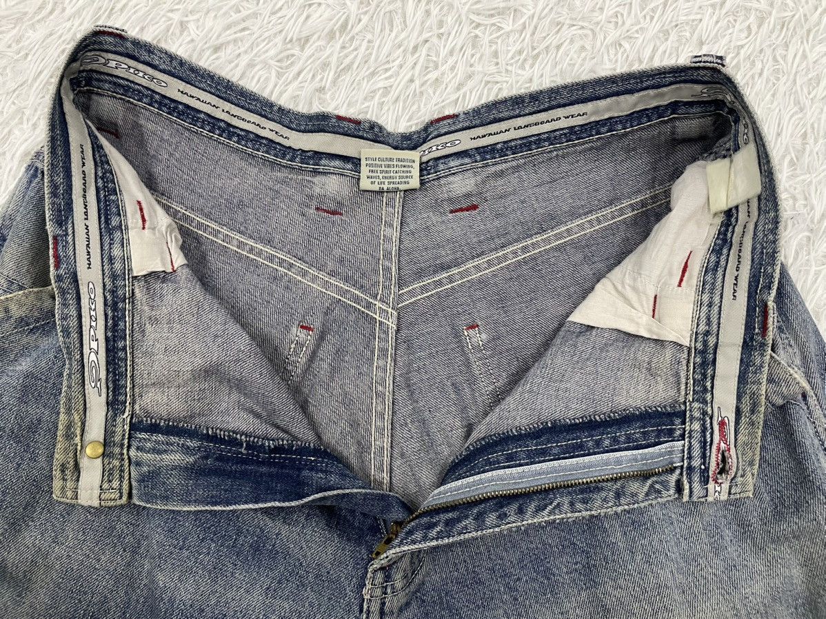 Japanese Brand Piko Hawaiian Carpenter Cargo Jeans Pant Size US 32 / EU 48 - 14 Thumbnail