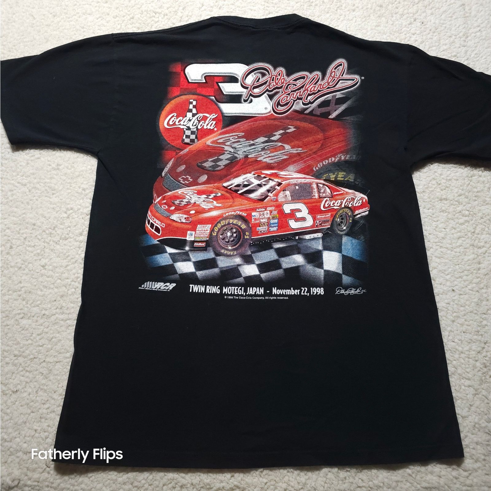 Coca Cola Vtg 1998 Dale Earnhardt Coca Cola Japan NASCAR Shirt Size L Size US L / EU 52-54 / 3 - 2 Thumbnail