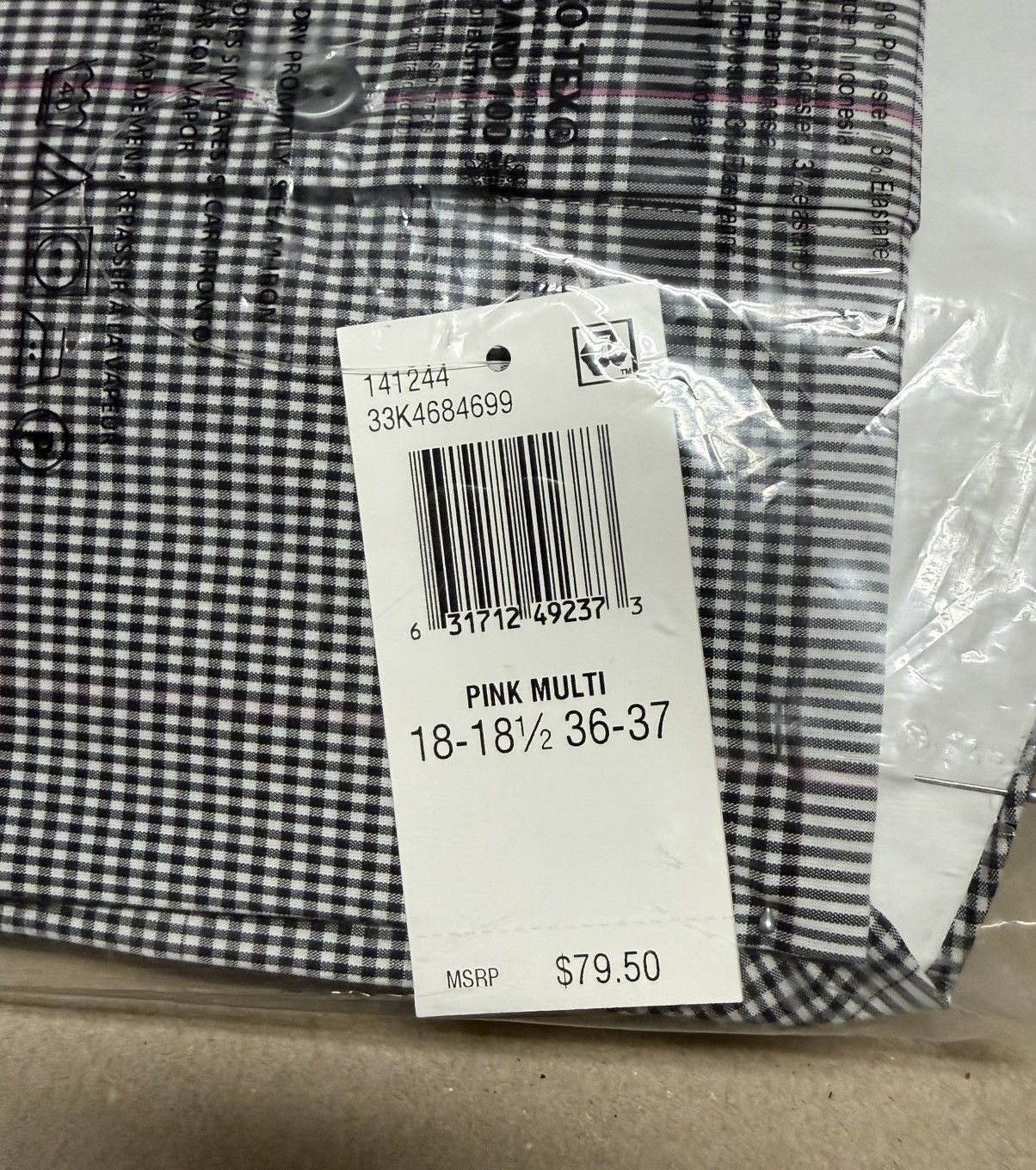 Calvin Klein Calvin Klein Slim Fit Stretch Men’s 18 36/37 Shirt XXL NEW! Size US XXL / EU 58 / 5 - 4 Thumbnail