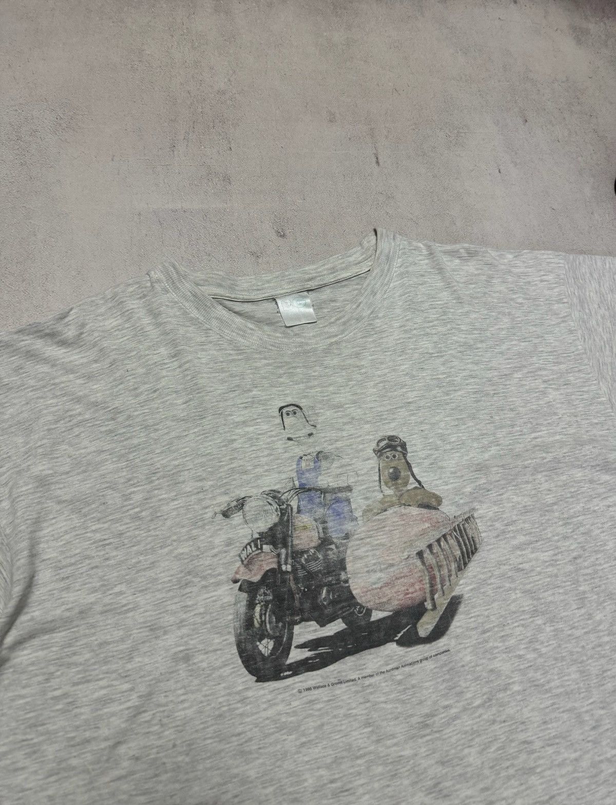 Vintage Vintage Wallace & Gromit T Shirt Tee 1995 Baggy Rare Size US XL / EU 56 / 4 - 7 Thumbnail